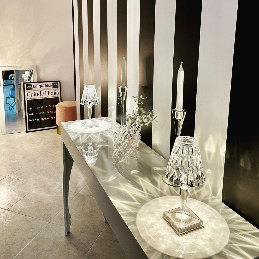 Sparkle Glam Built-in Battery Table Lamp - Lumpaz