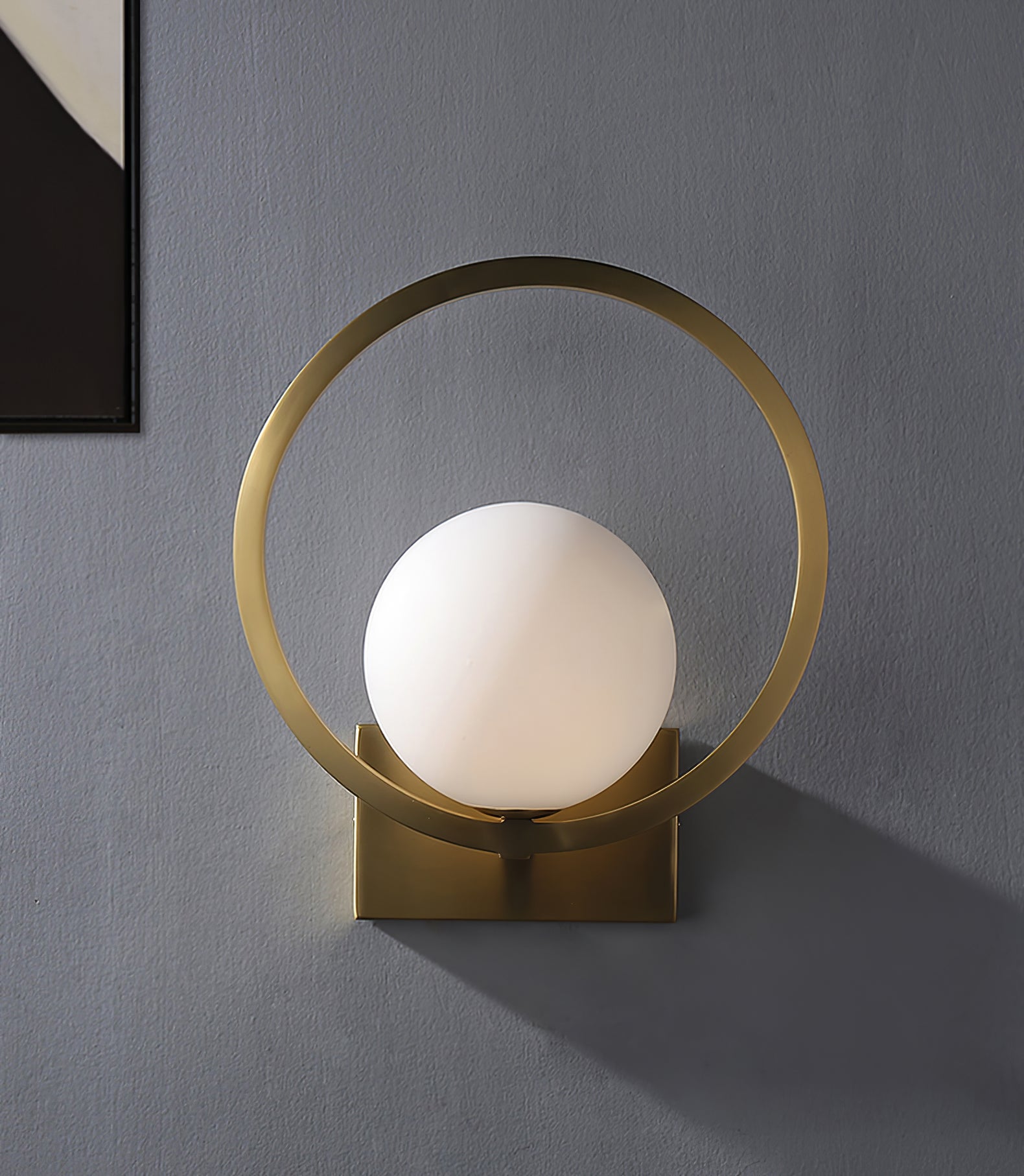 Lunar Brass Wall Lamp - Lumpaz