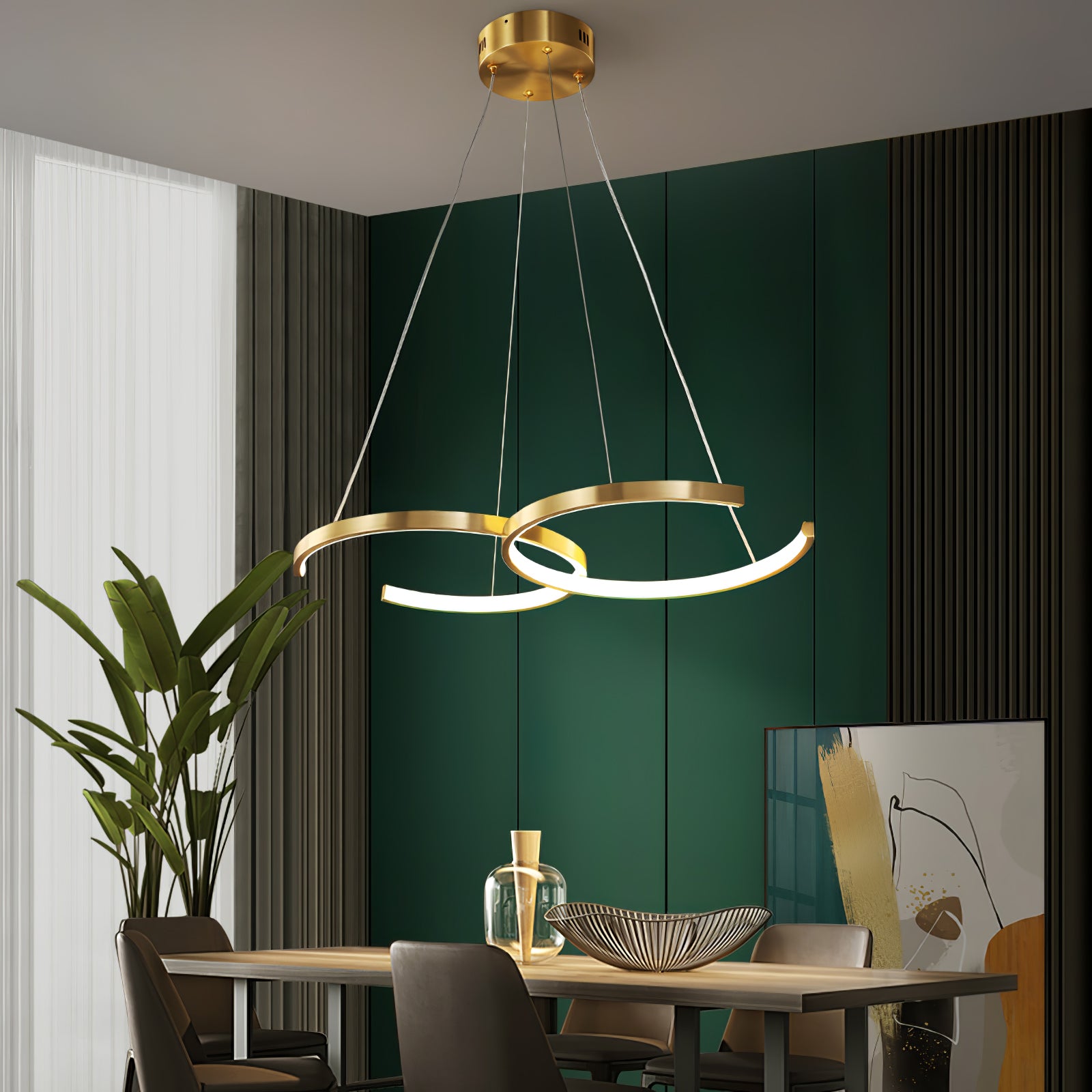 Double Rings Pendant Light - Lumpaz