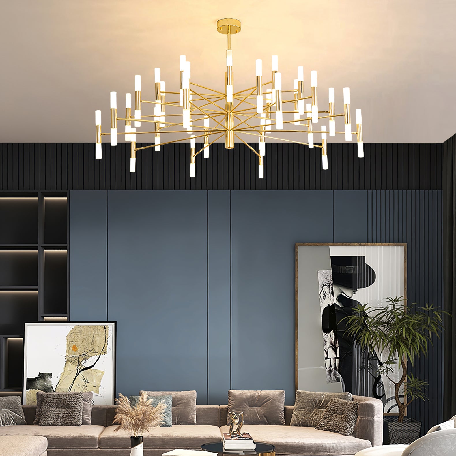Tube Chandelier - Lumpaz