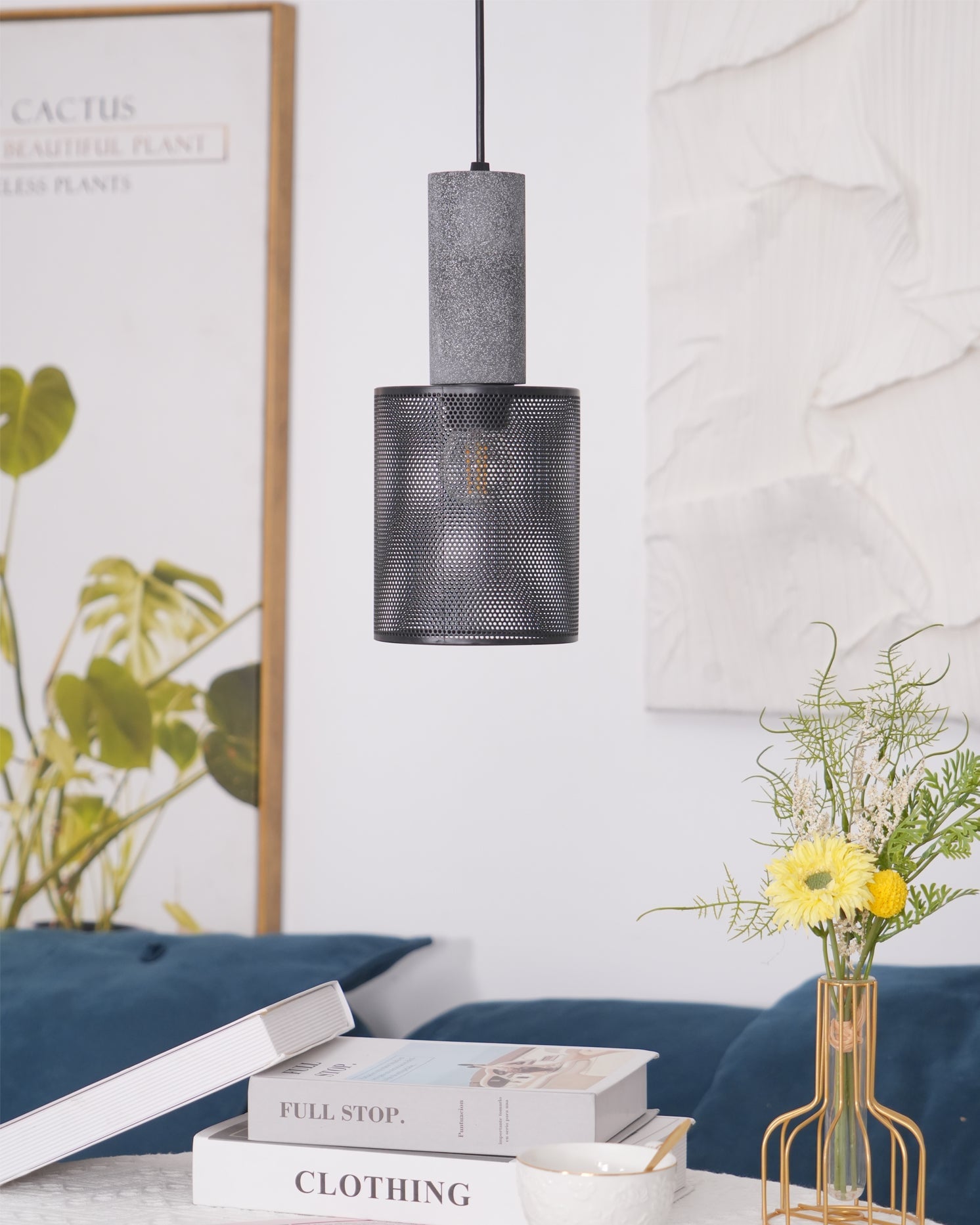 Concrete Industry Pendant Lamp - Lumpaz