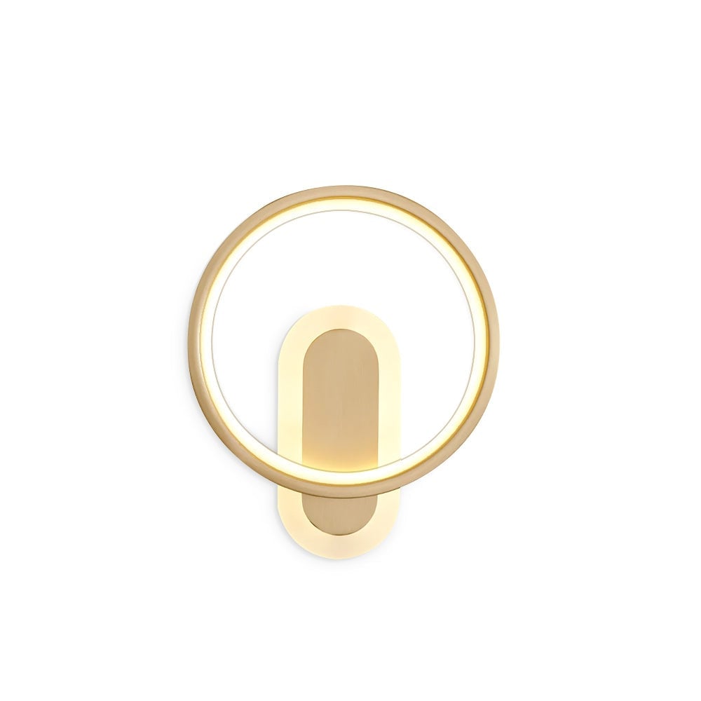 Round Brass Wall Lamp - Lumpaz