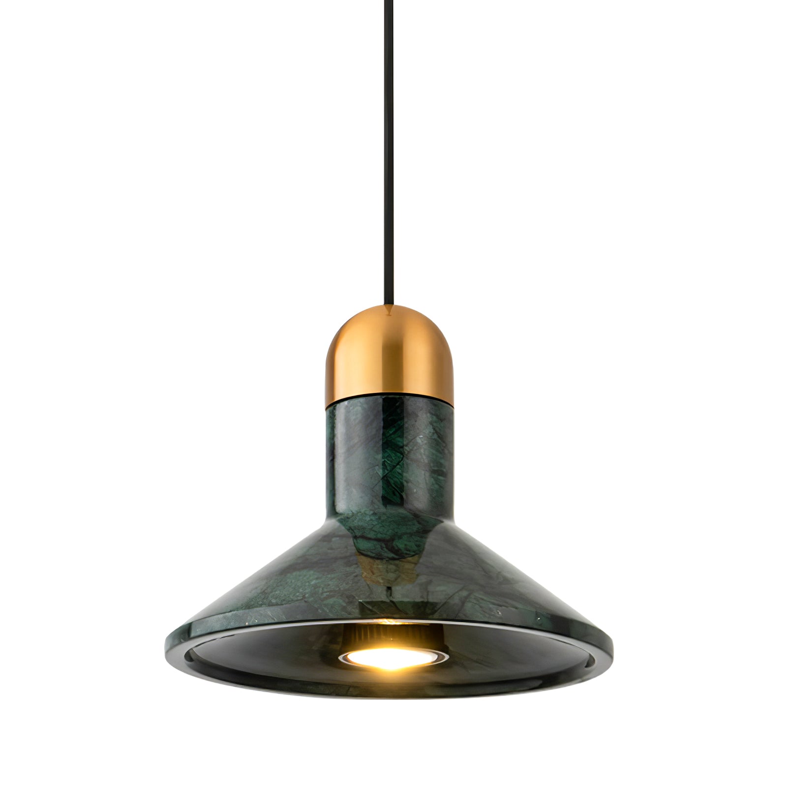 Cone Marble Pendant Light - Lumpaz