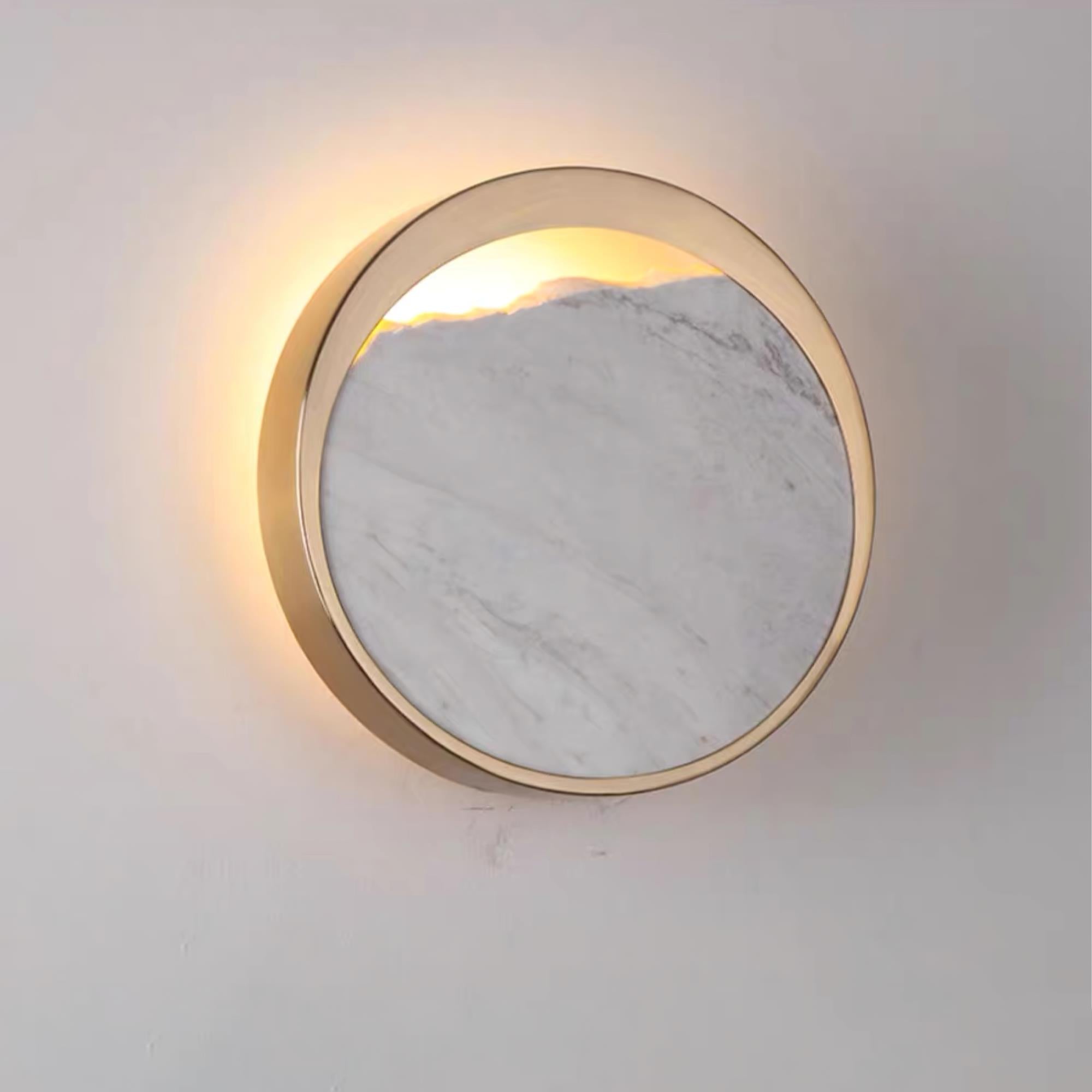 Eclipse Marble Wall Lamp - Lumpaz