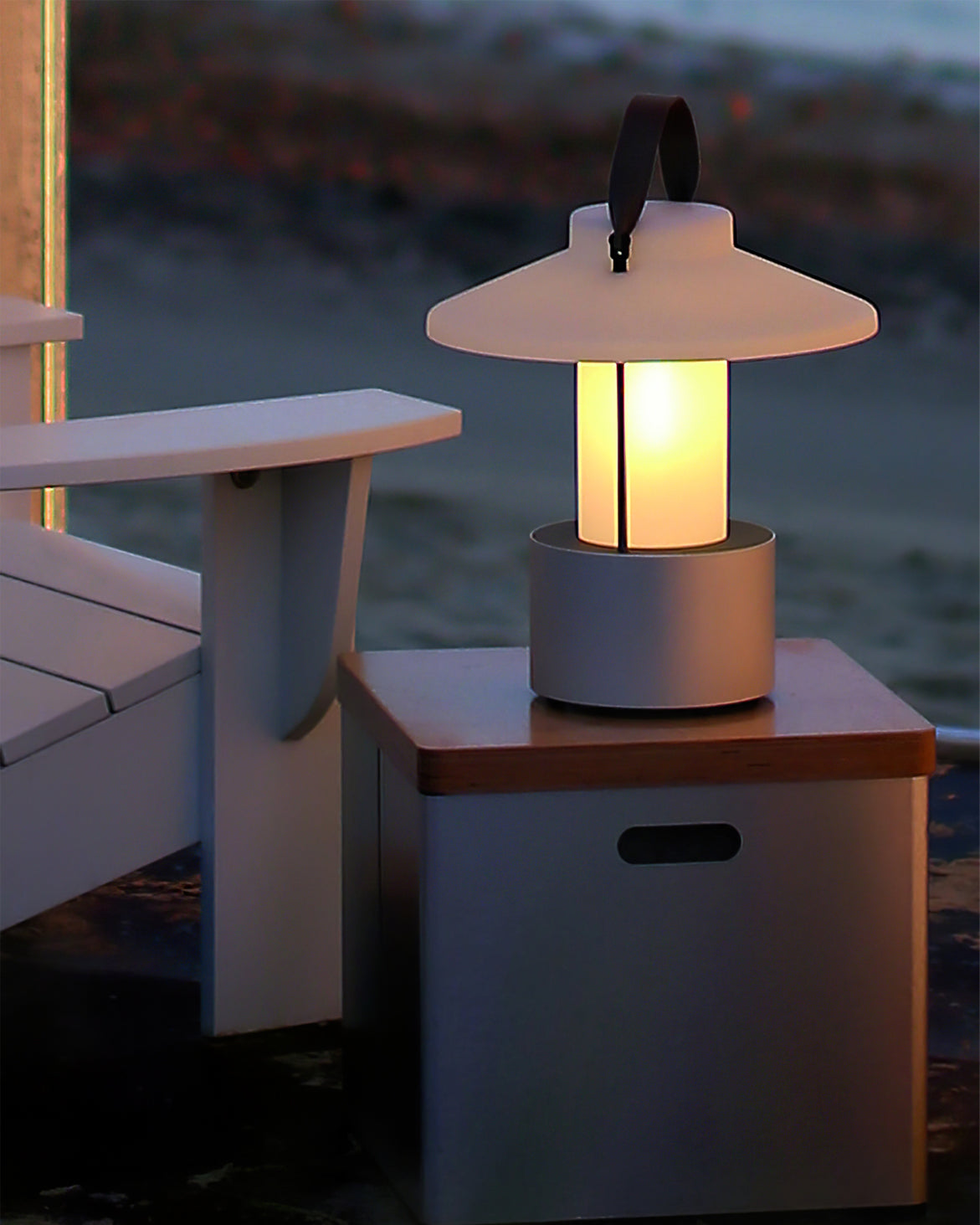 Claro Outdoor Built-in Battery Table Lamp - Lumpaz