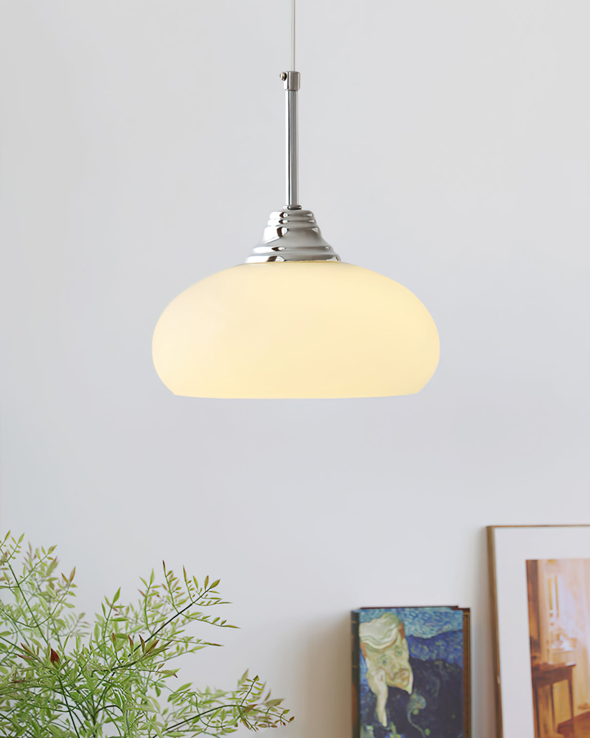 Cream Bell Pendant Lamp - Lumpaz
