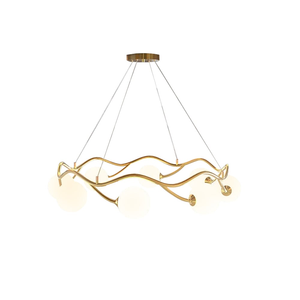 Circular Wave Chandelier - Lumpaz