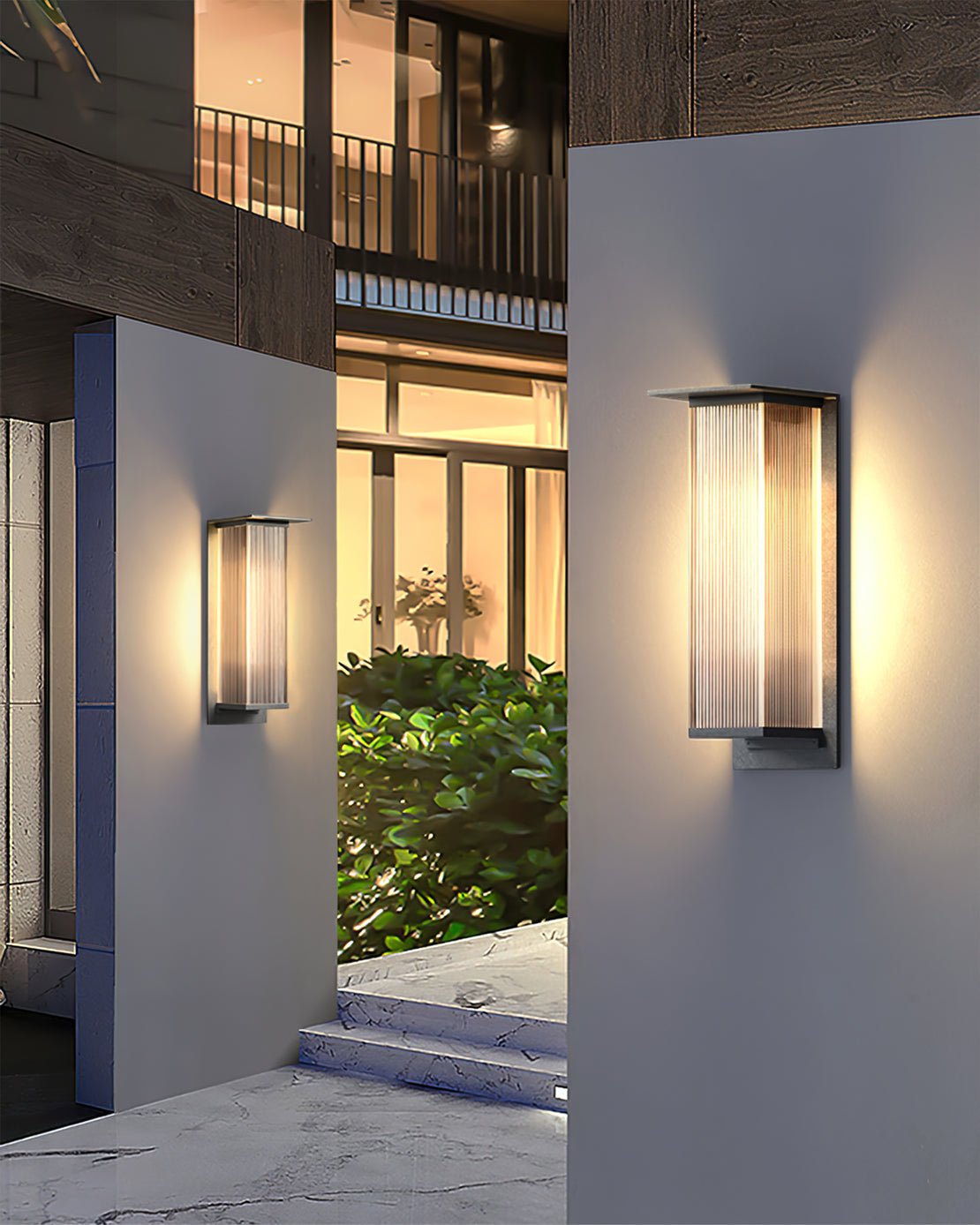 Oleron Box Outdoor Wall Lamp - Lumpaz