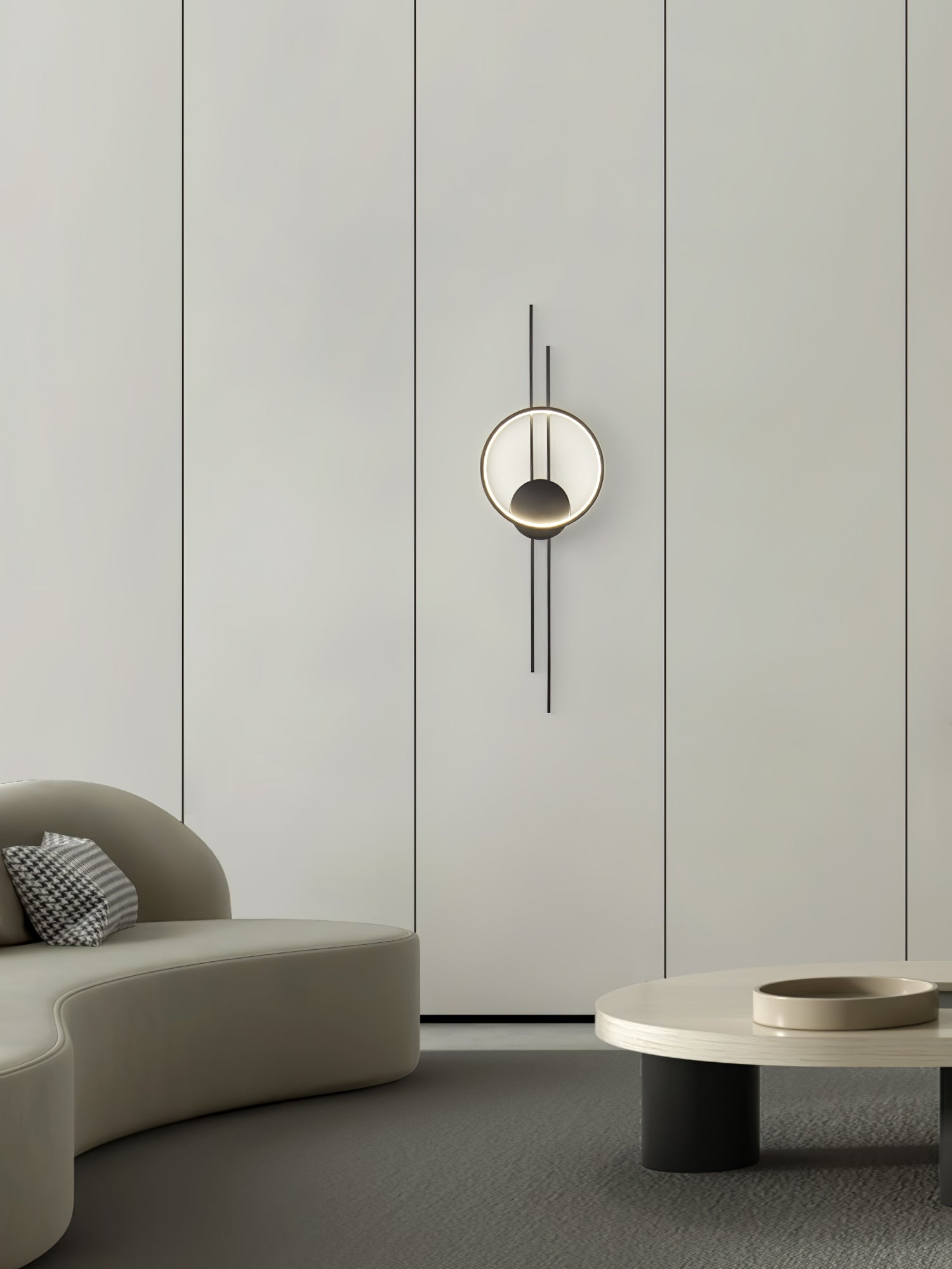 Circle And Line Wall Lamp - Lumpaz