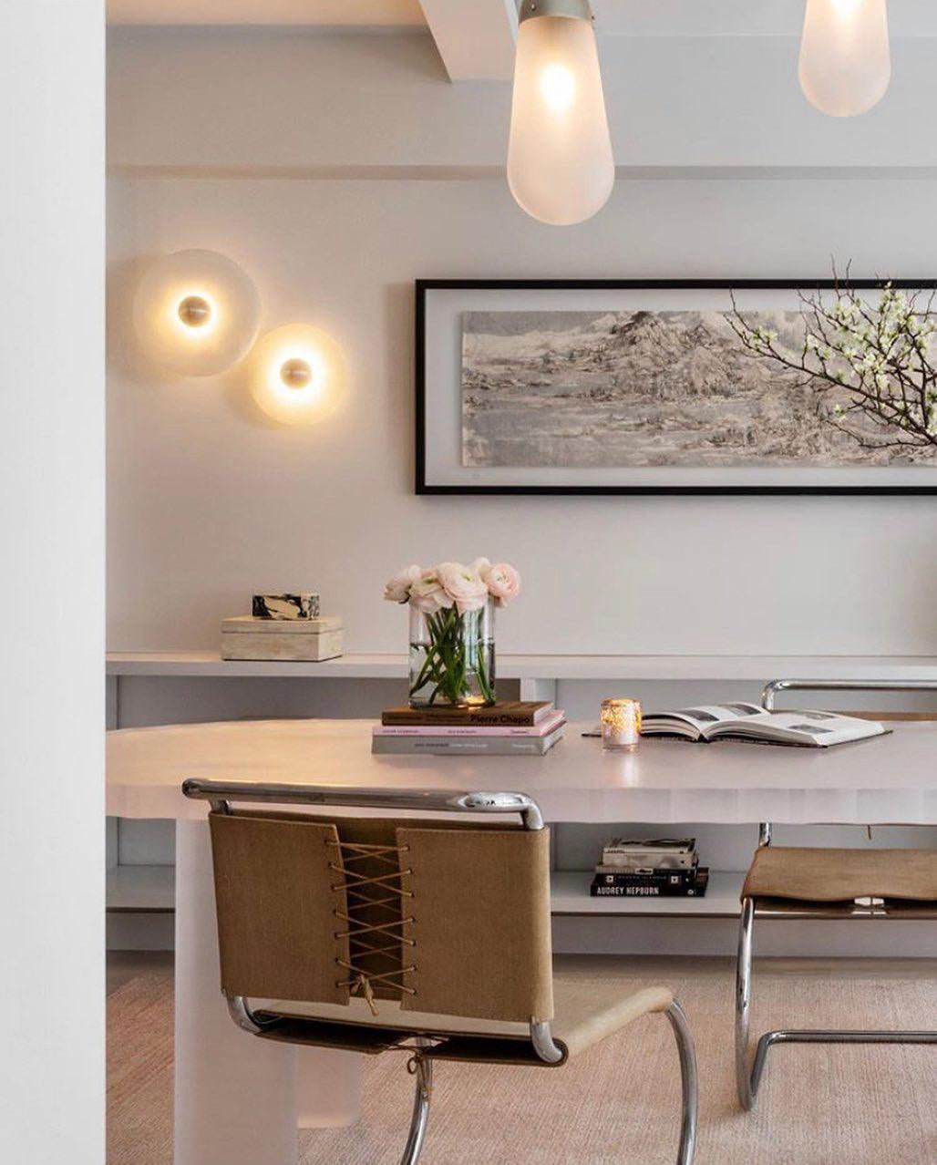 Round Alabaster Wall Lamp - Lumpaz