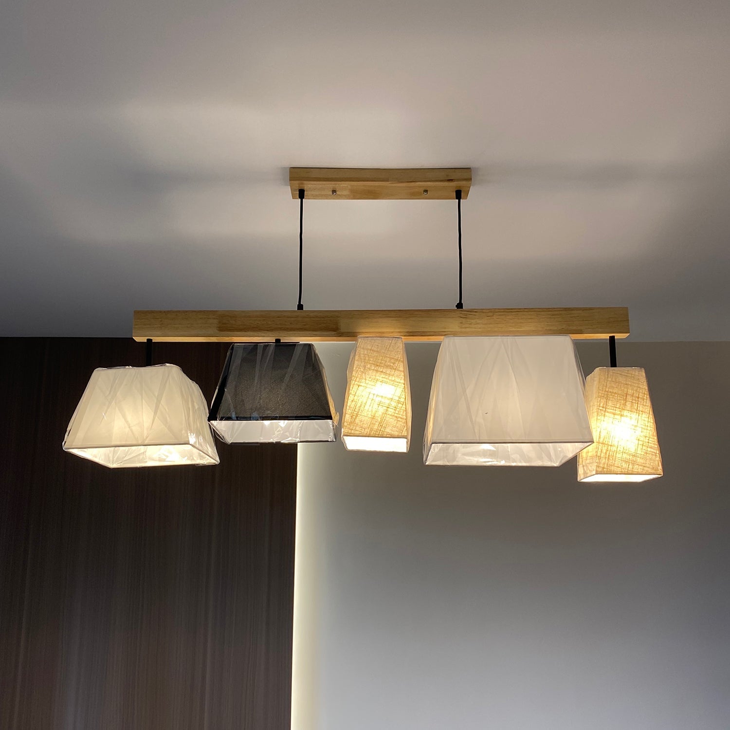 Lindby Wooden Chandelier - Lumpaz
