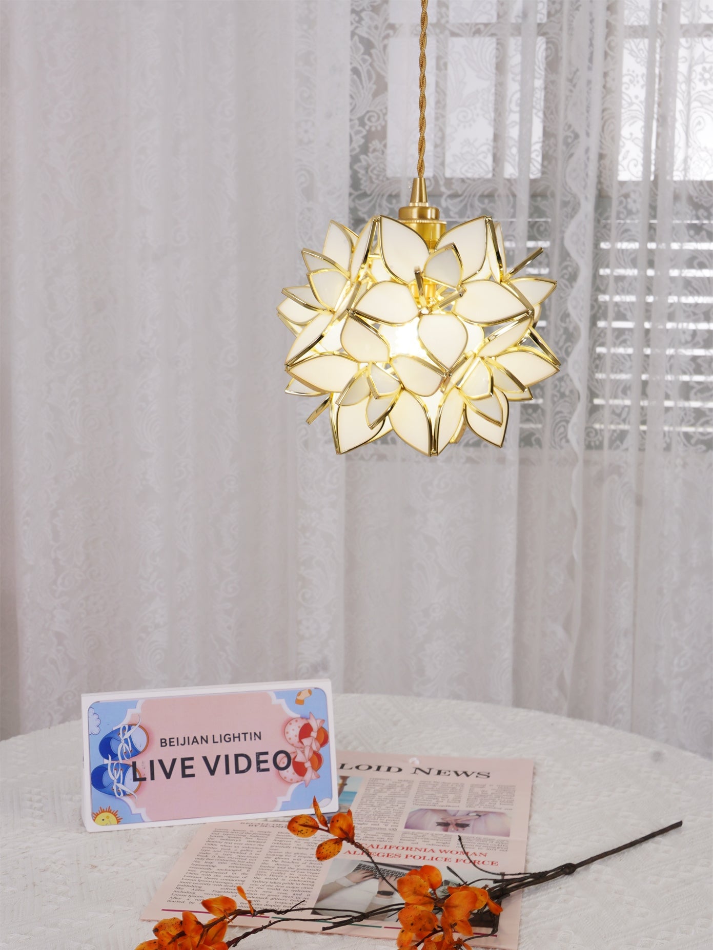 Capiz Pendant Lamp - Lumpaz