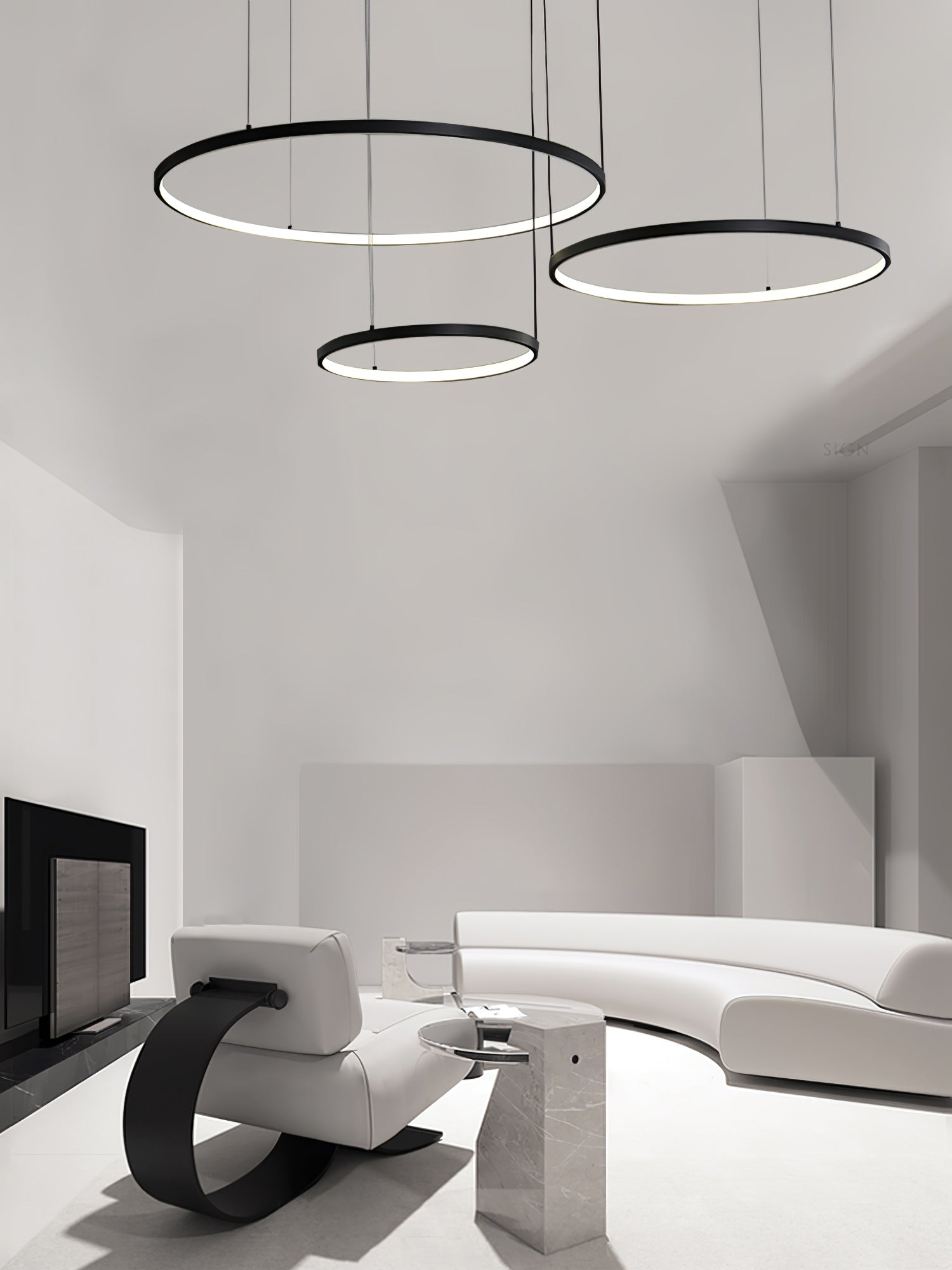 Floating Ring Chandelier - Lumpaz