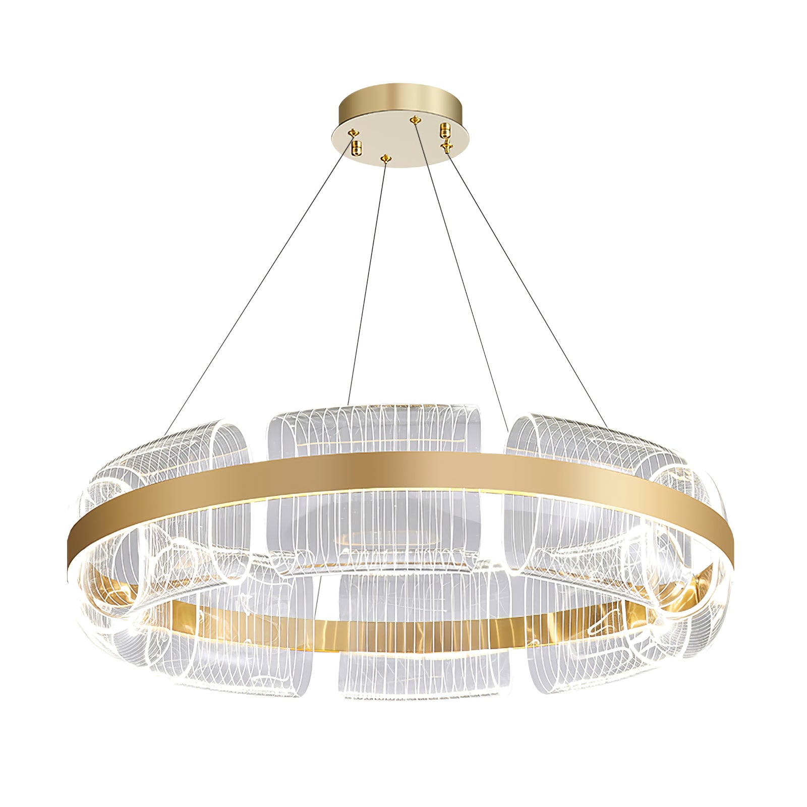 Bangle Rings Chandelier - Lumpaz