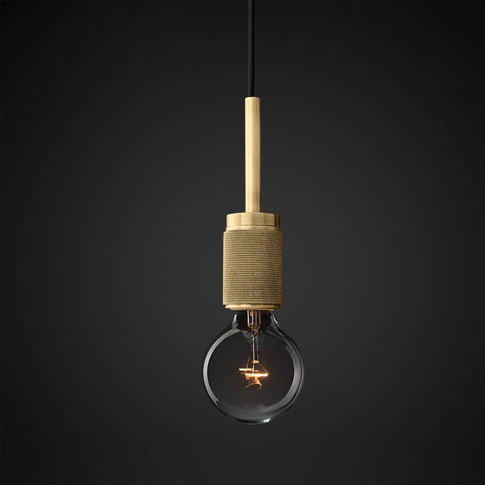 Armed Brass Pendant Lamp - Lumpaz