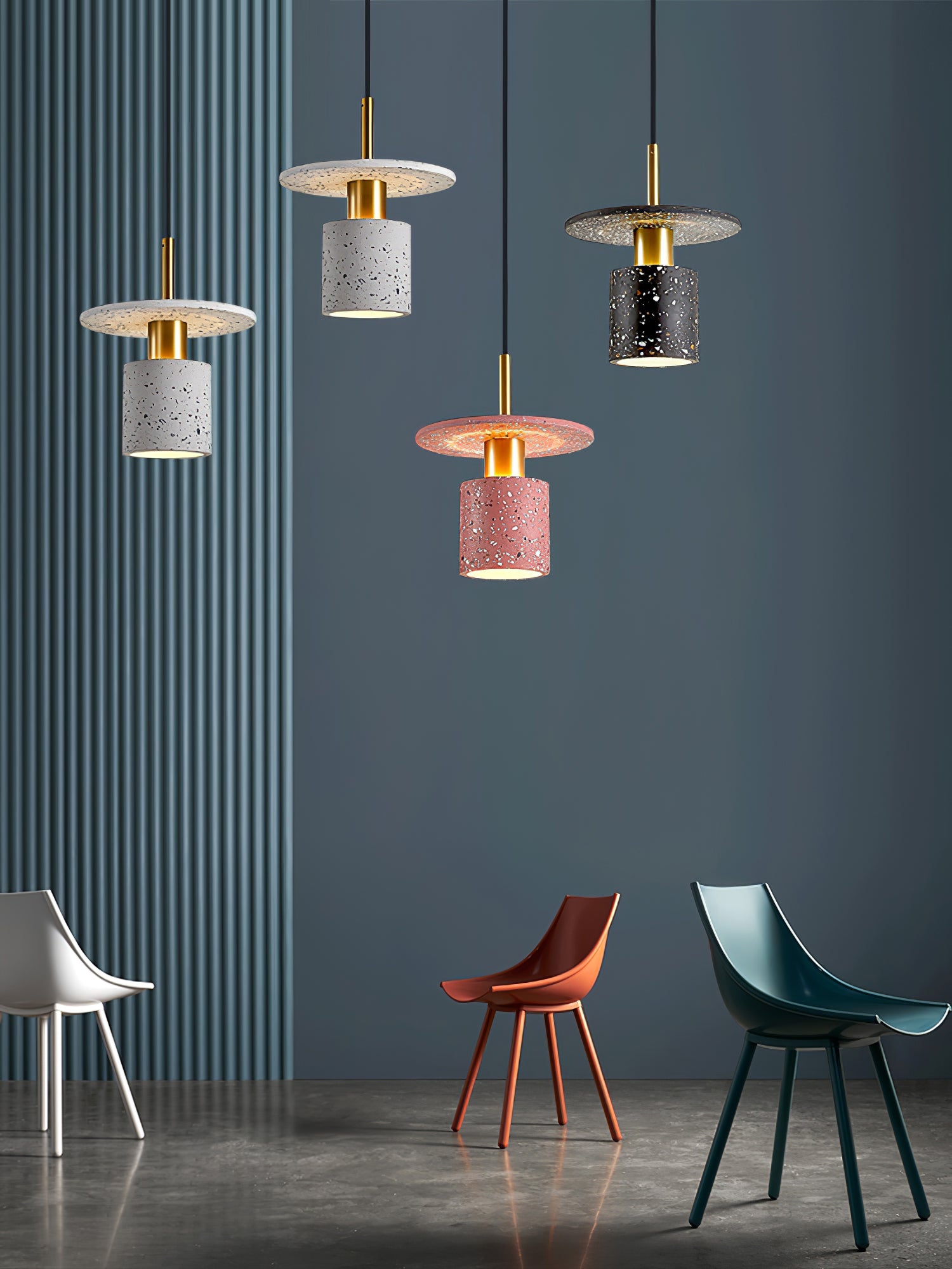 Terrazzo Drop Pendant Lamp - Lumpaz