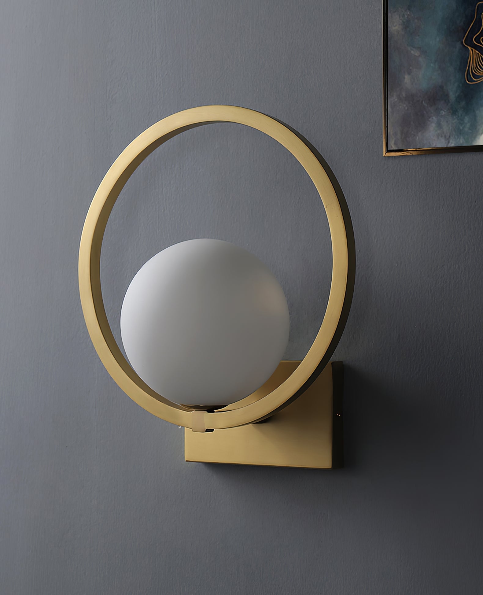 Lunar Brass Wall Lamp - Lumpaz