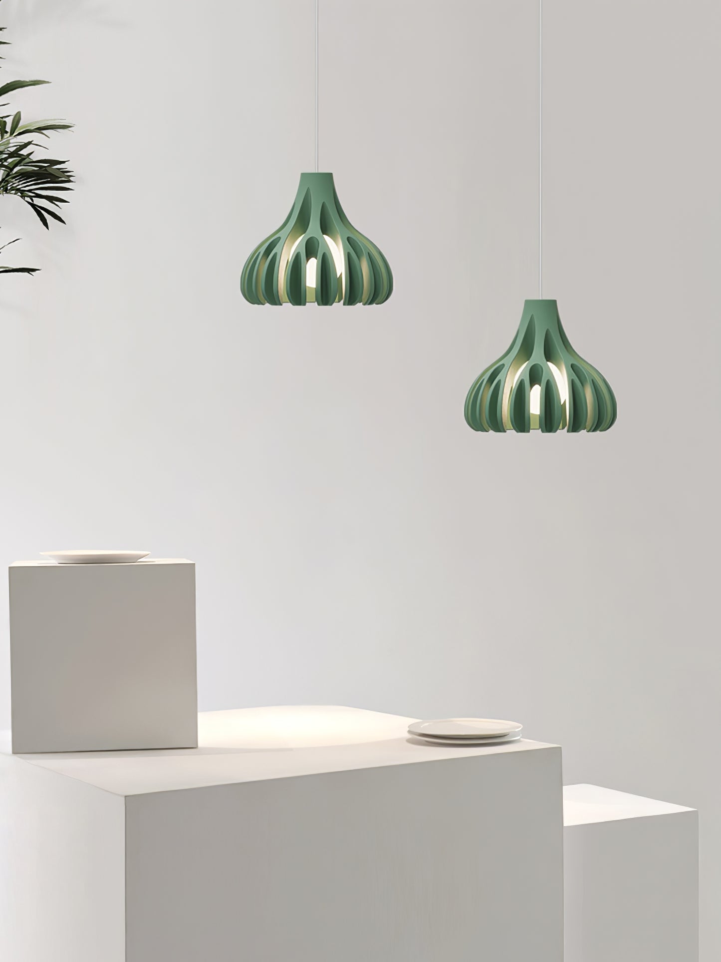 Coral Resin Pendant Lamp - Lumpaz