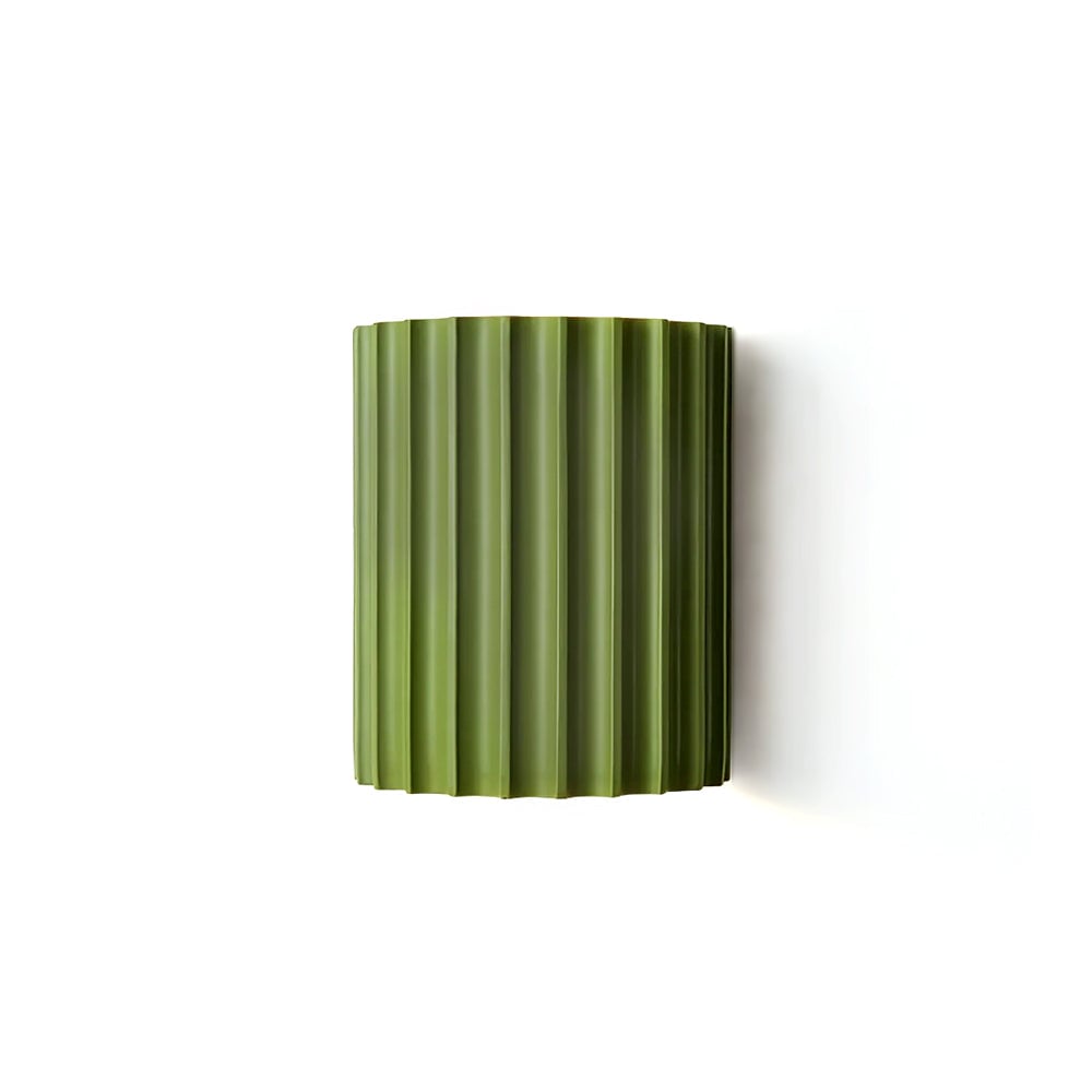 Fluted Resin Wall Lamp - Lumpaz