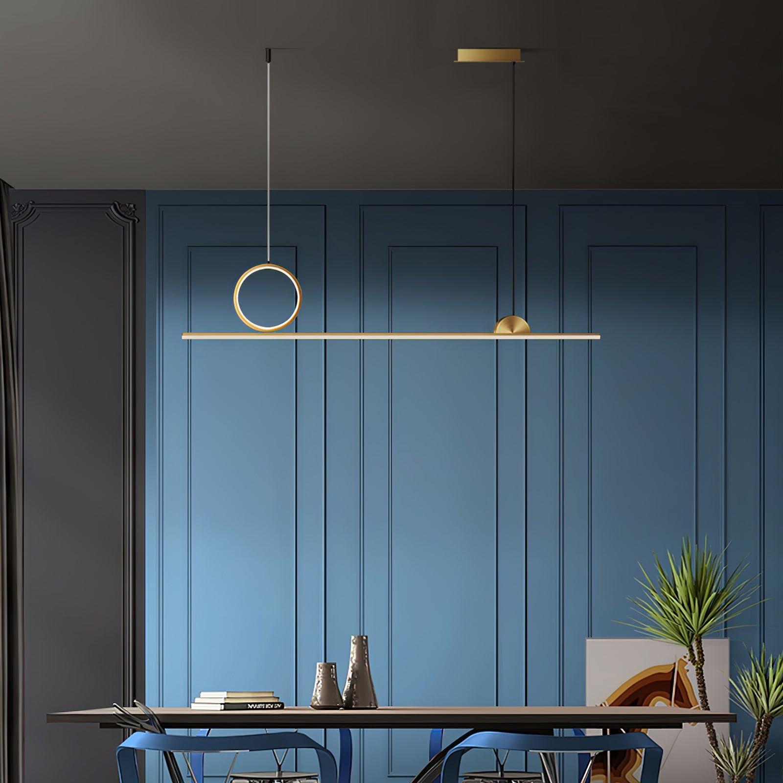 Circle Linear Pendant Lamp - Lumpaz