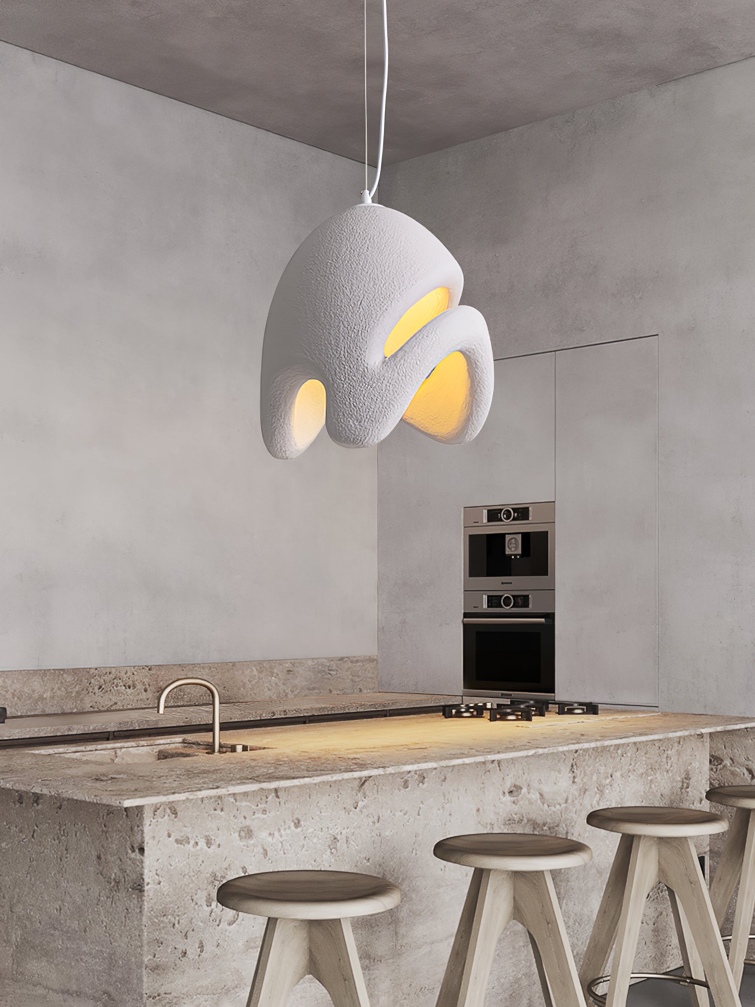 Wabi Sabi Resin Pendant Lamp - Lumpaz