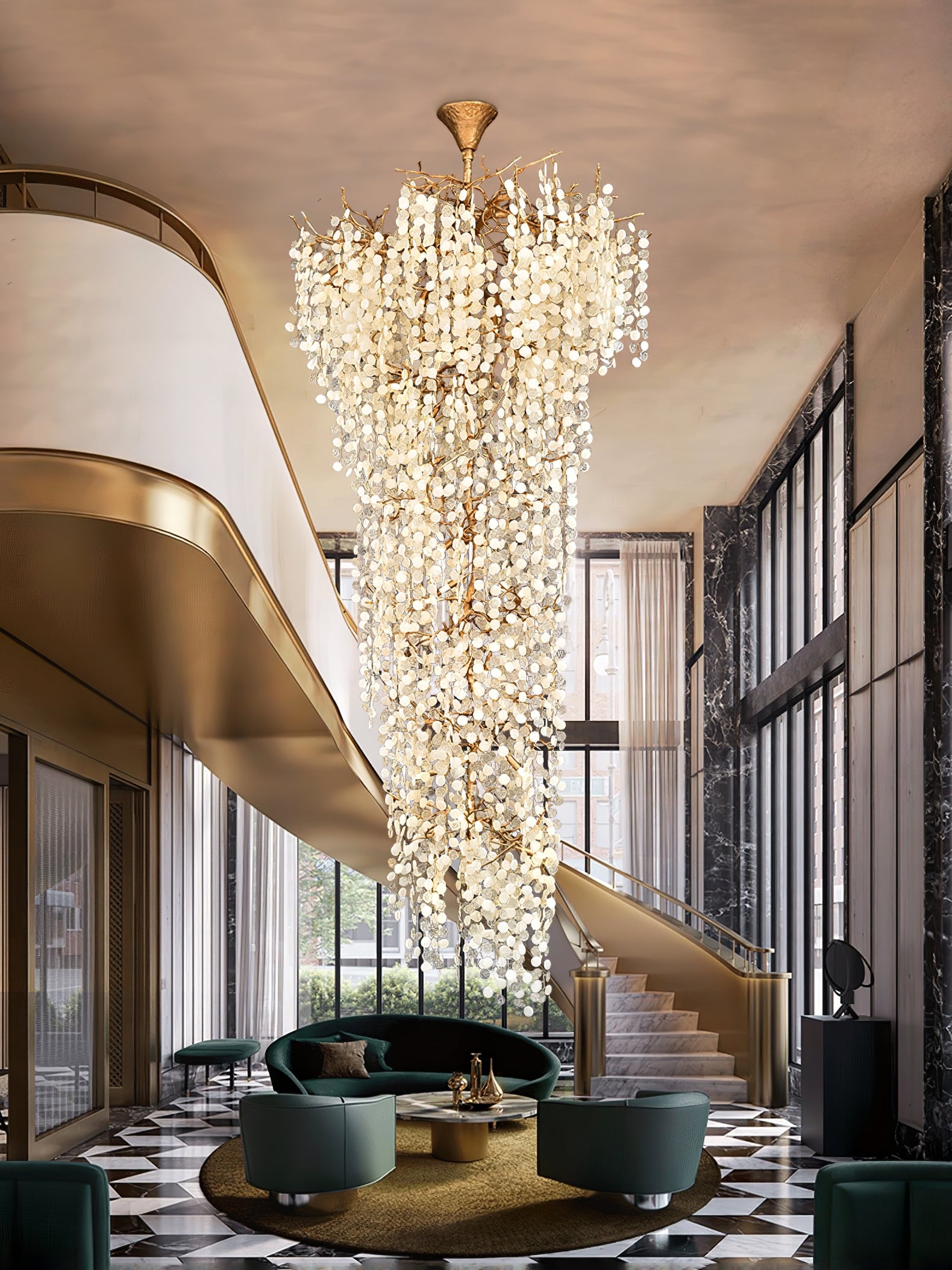 Shiro Noda Chandelier - Lumpaz