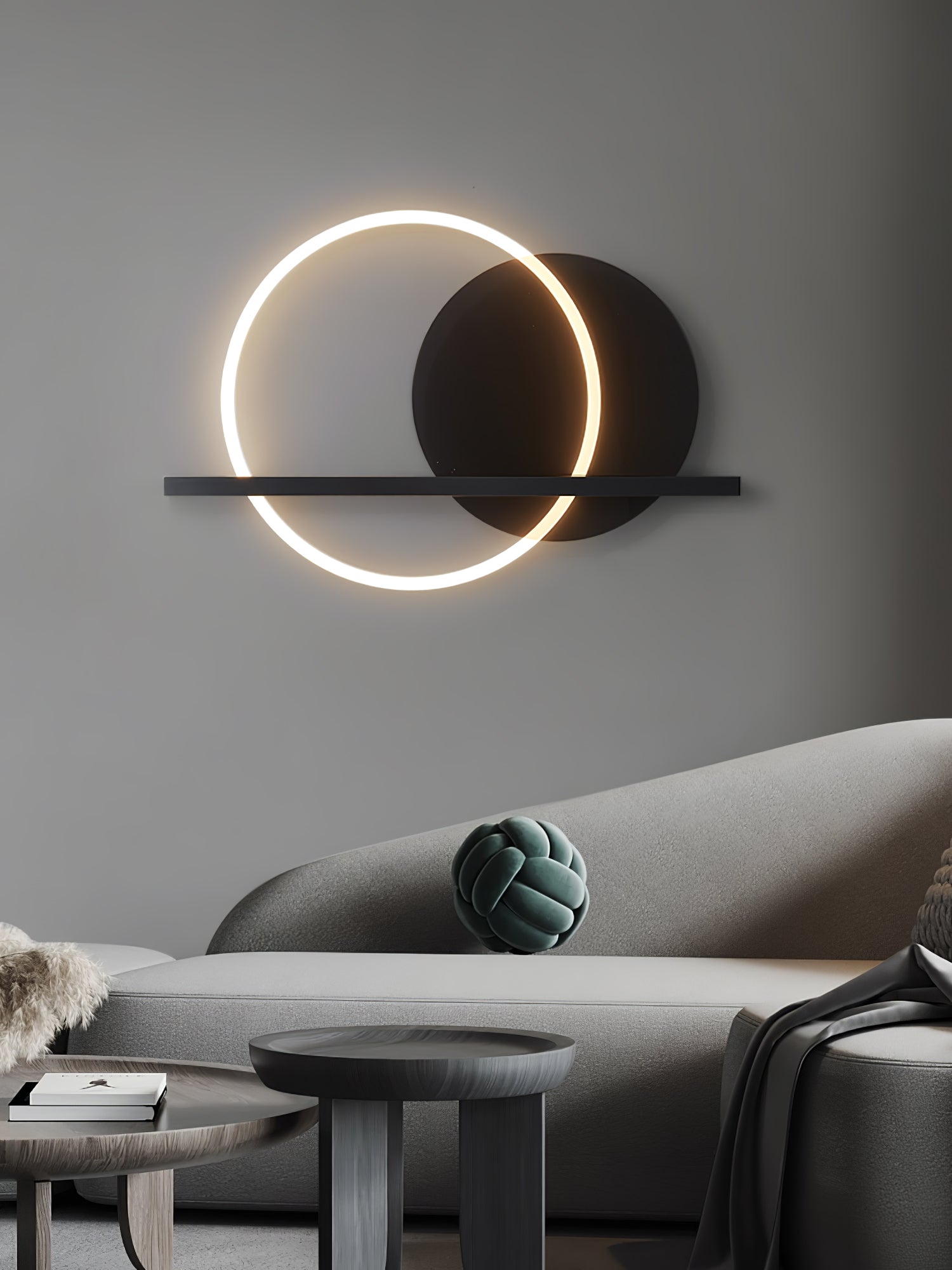 Round Cut Wall Lamp - Lumpaz