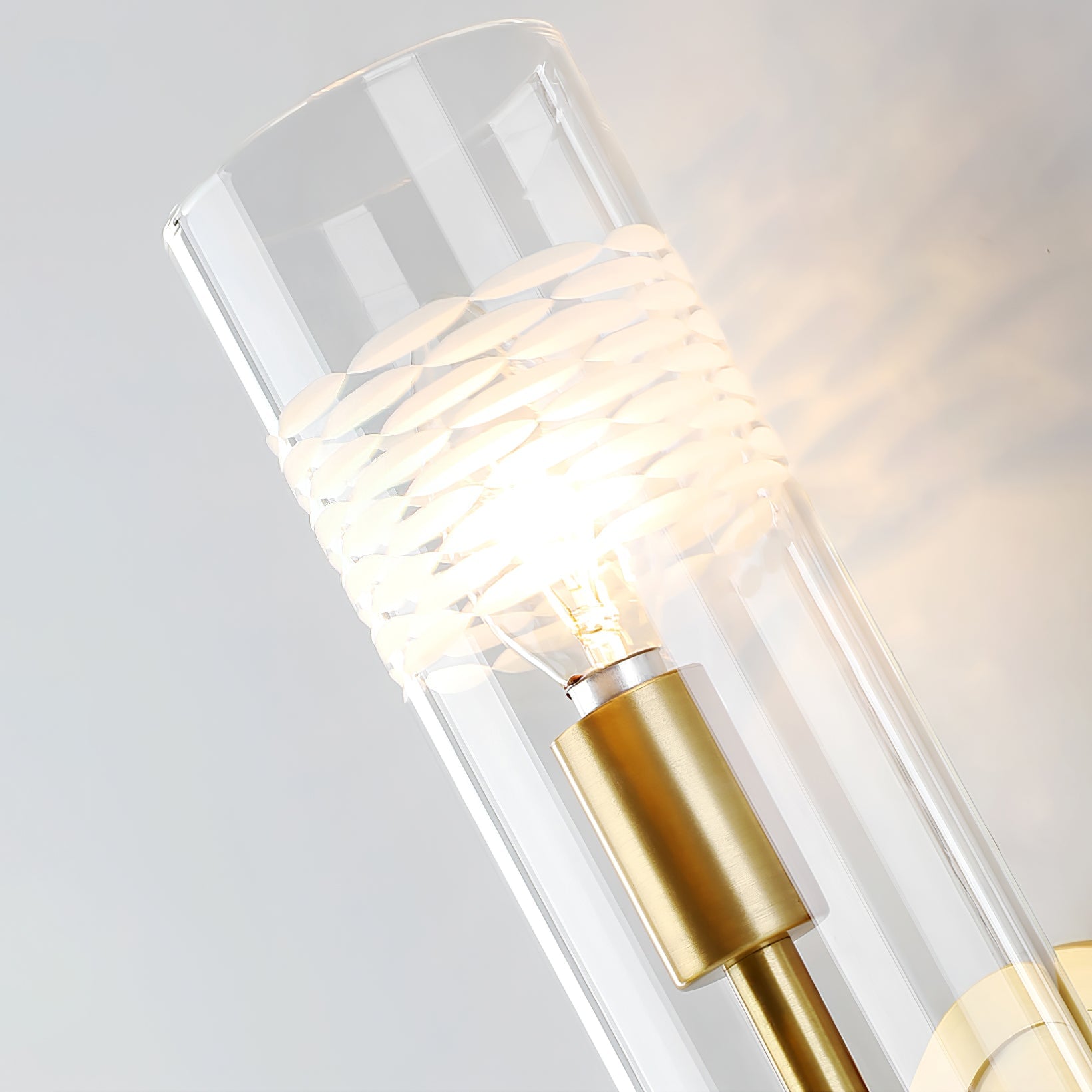 Glass Candlestick Wall Lamp - Lumpaz