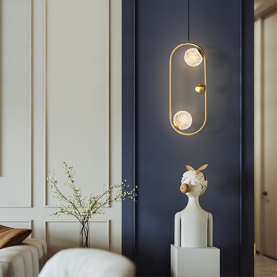 Jupiter Brass Pendant Lamp - Lumpaz