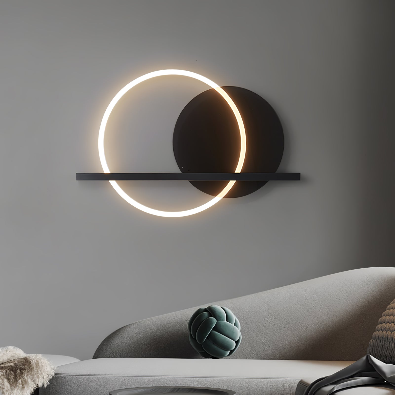 Round Cut Wall Lamp - Lumpaz