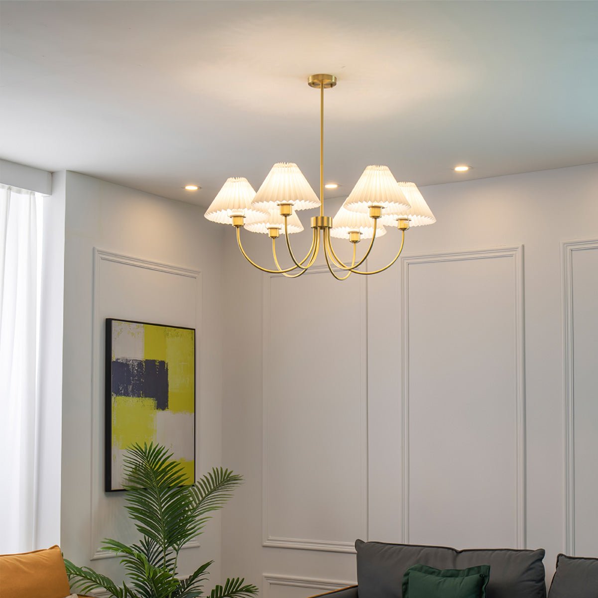 Shaded Chandelier - Lumpaz