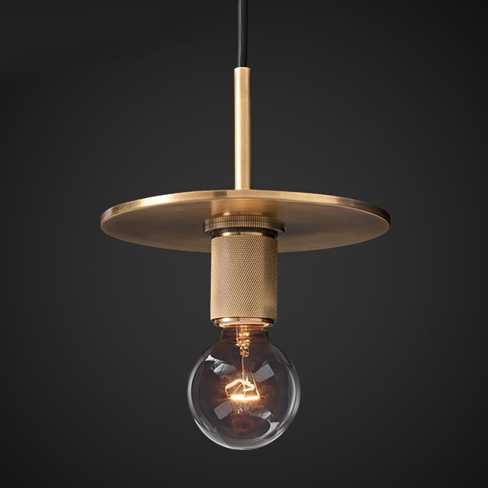 Armed Brass Pendant Lamp - Lumpaz