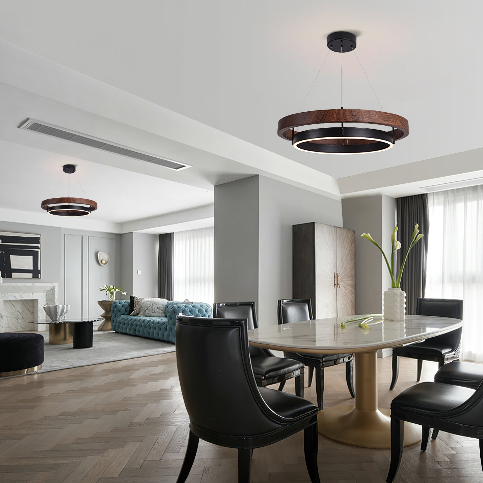 Ring Dunst Chandelier - Lumpaz