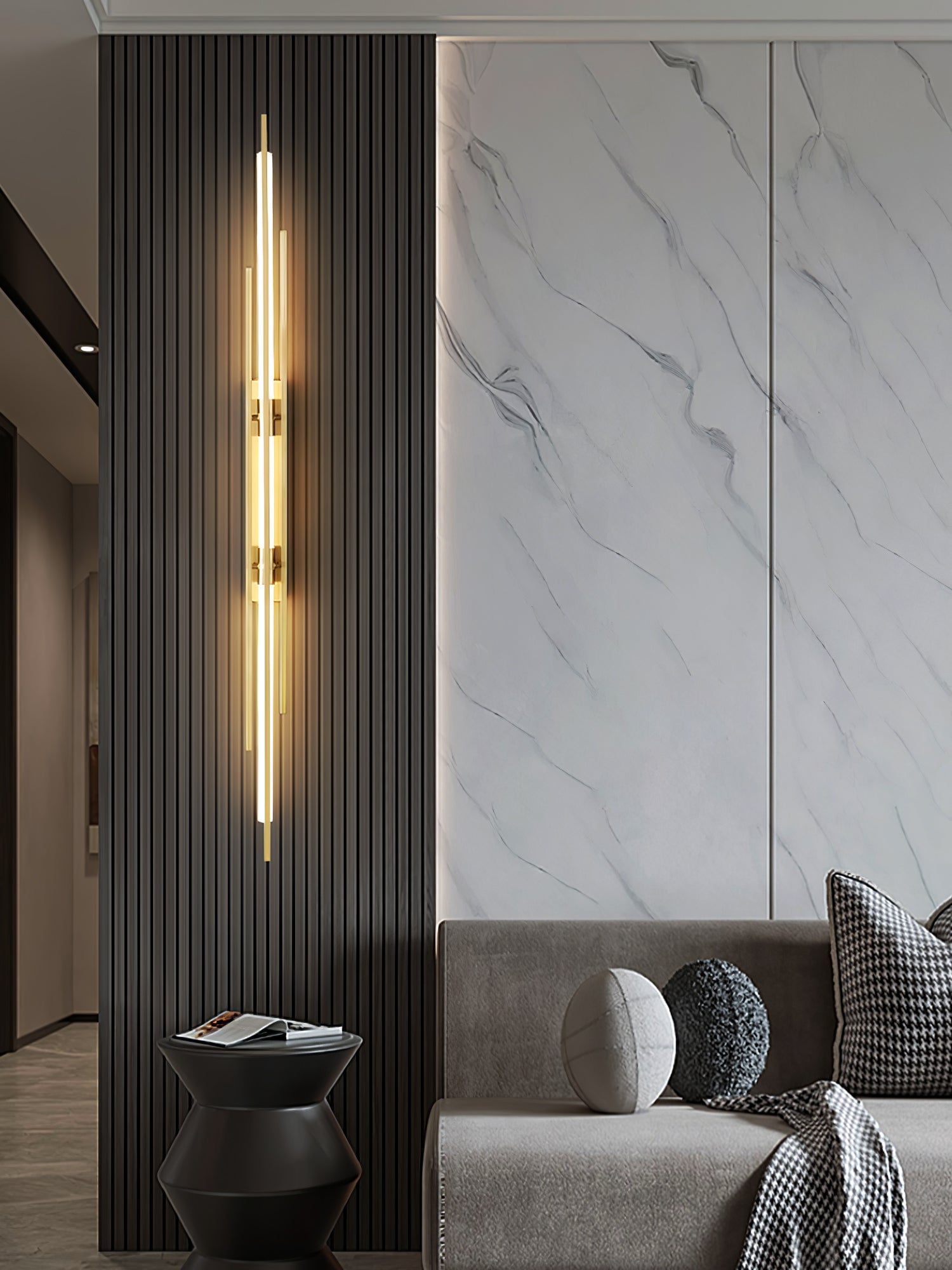 Brass Line Wall Lamp - Lumpaz