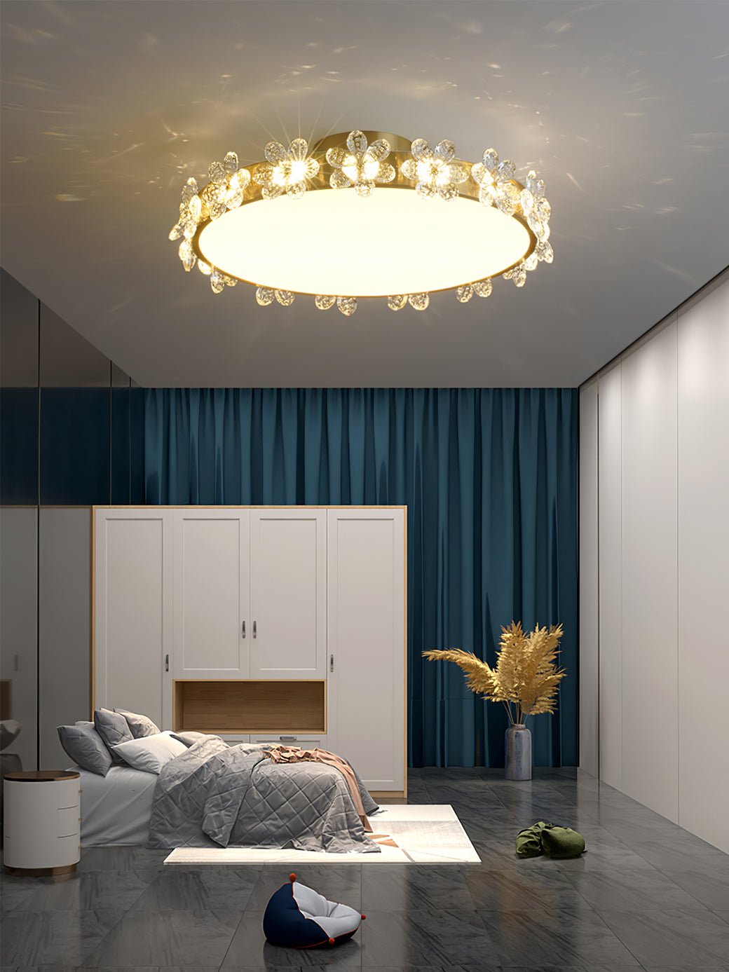 Petal Crystal Ceiling Lamp - Lumpaz