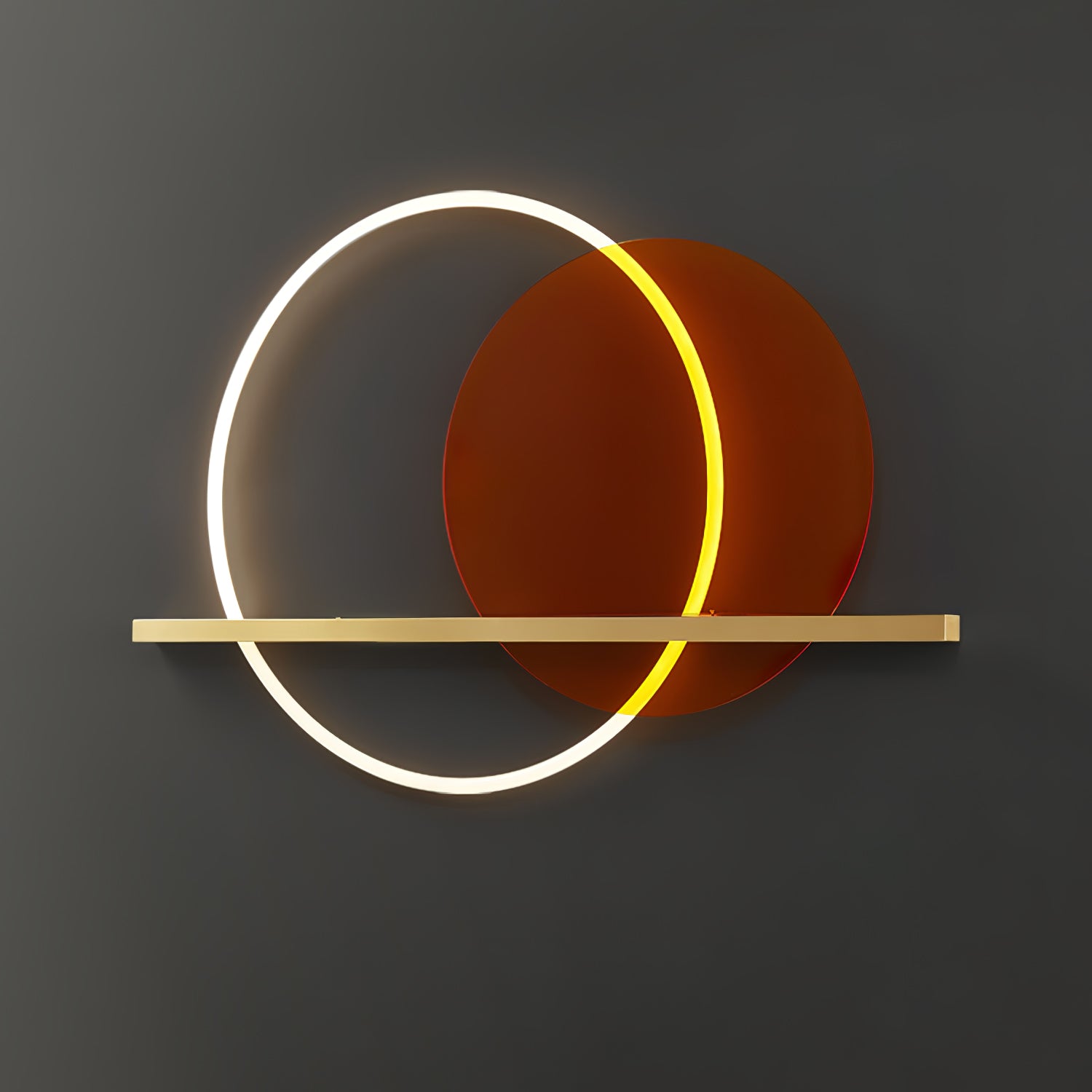 Round Cut Wall Lamp - Lumpaz