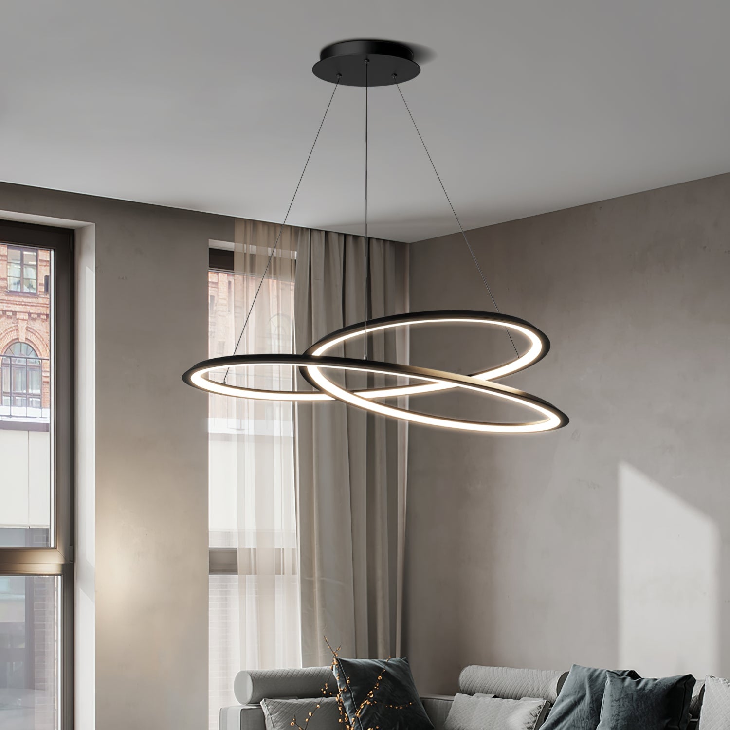 Curves LED Pendant Lamp - Lumpaz