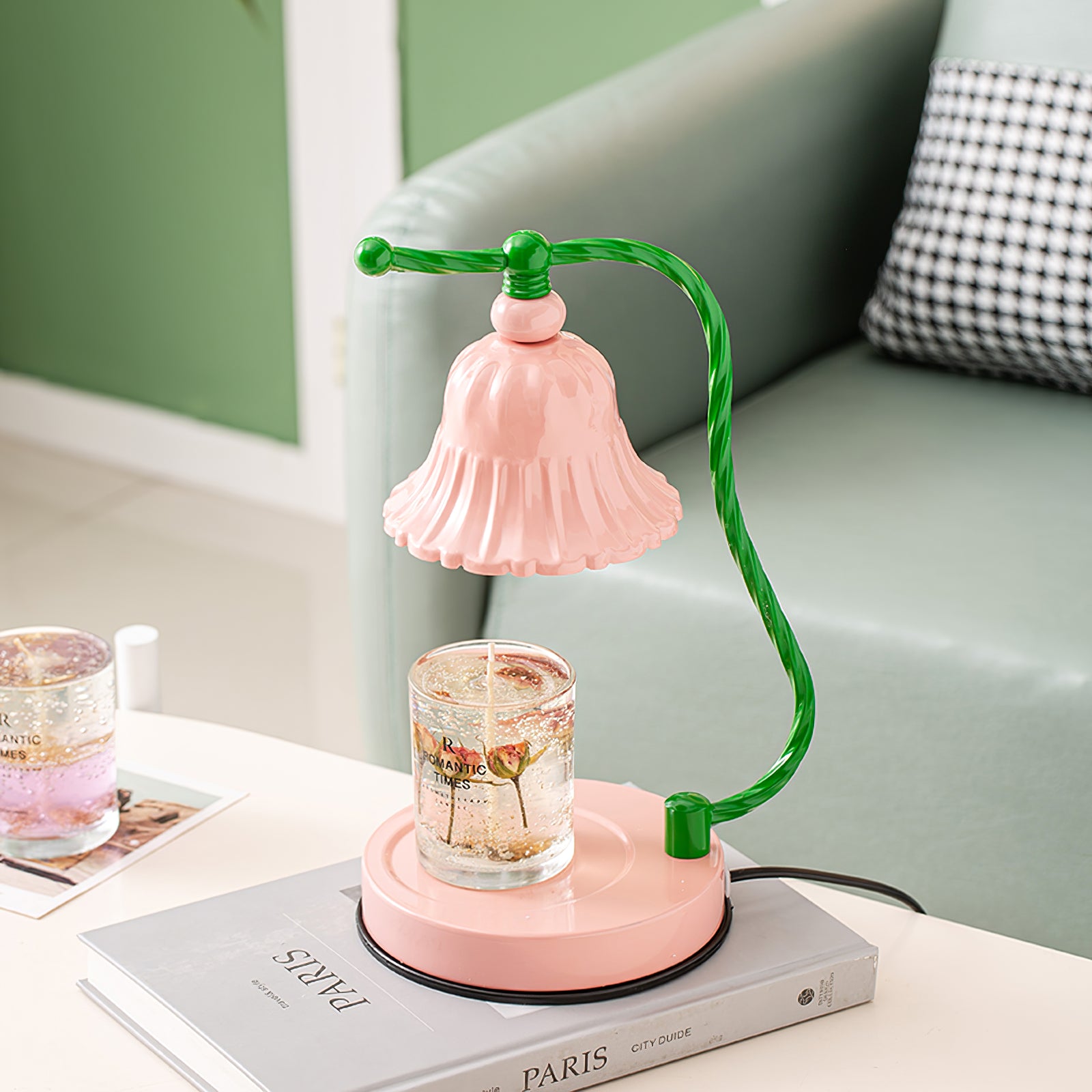 Pink Candle Table Lamp - Lumpaz