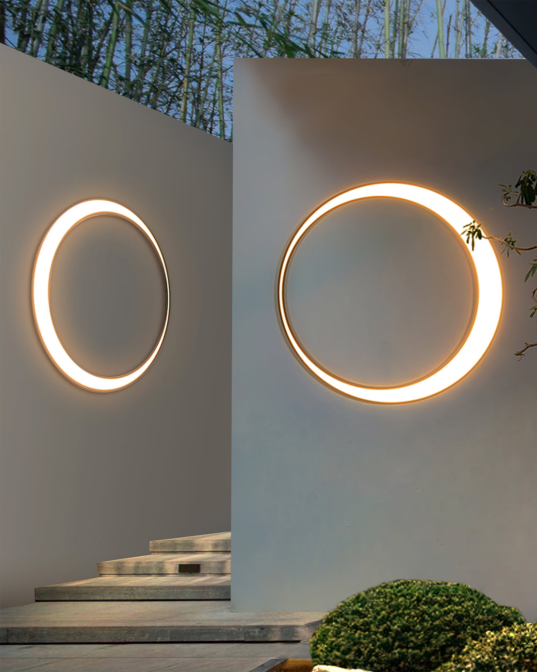 Moon Outdoor Wall Lamp - Lumpaz