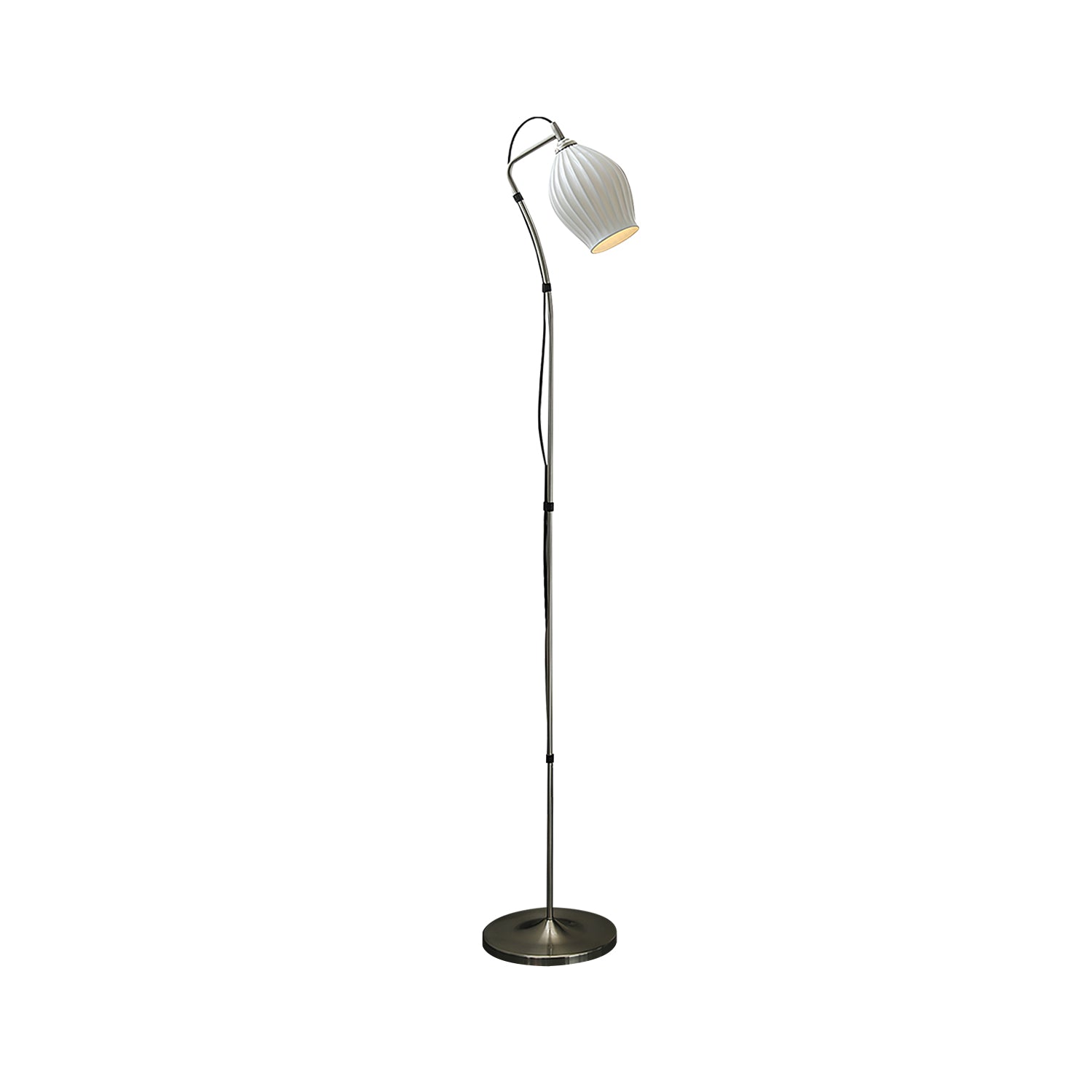 Ceramic Ribbed Floor Lamp - Lumpaz