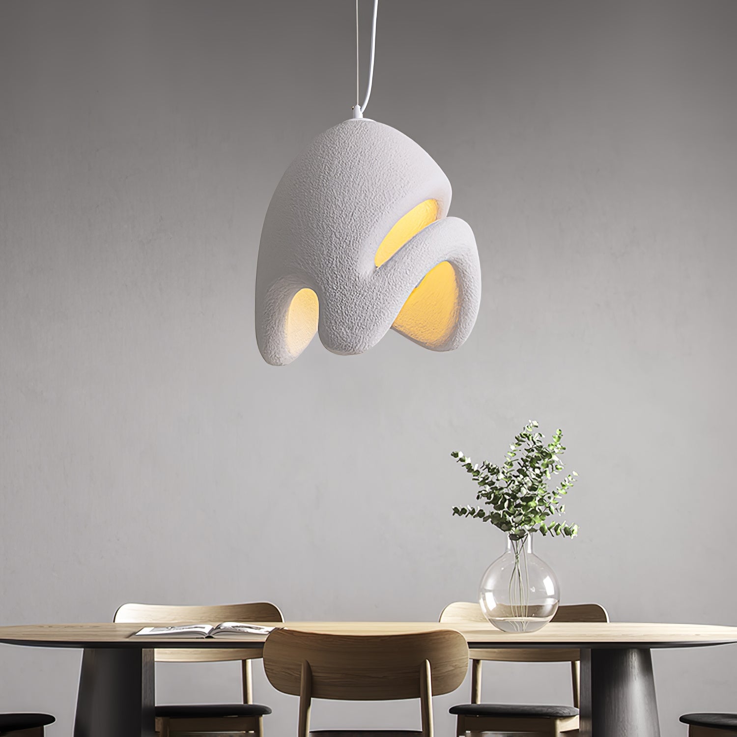 Wabi Sabi Resin Pendant Lamp - Lumpaz