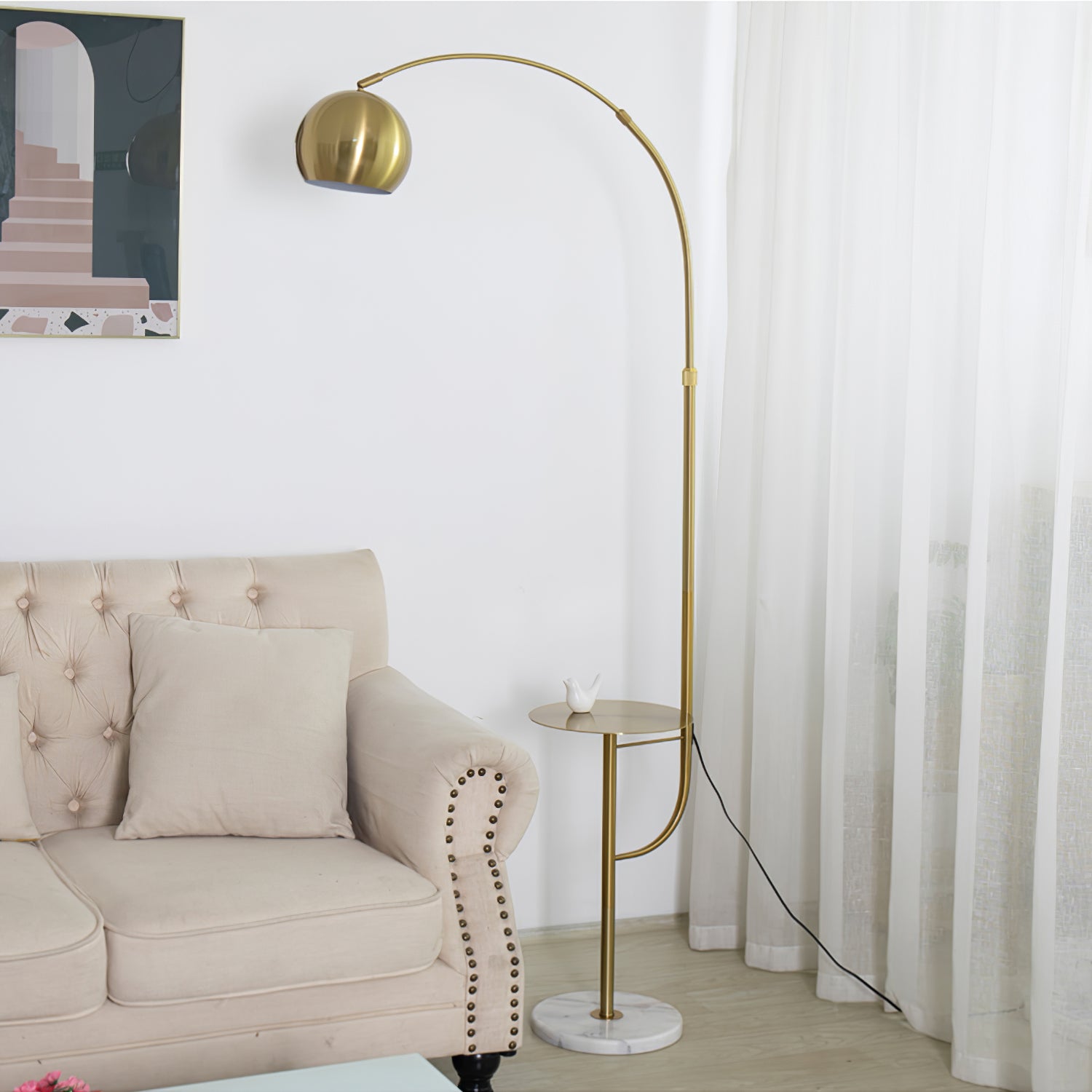 Arc Drawer Floor Lamp - Lumpaz
