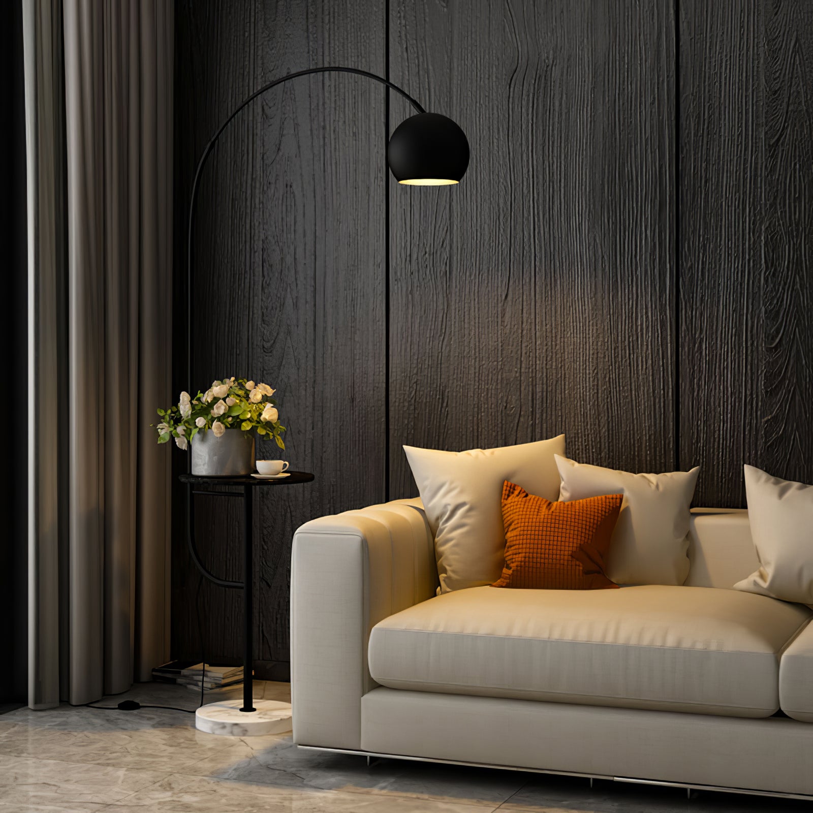 Arc Drawer Floor Lamp - Lumpaz