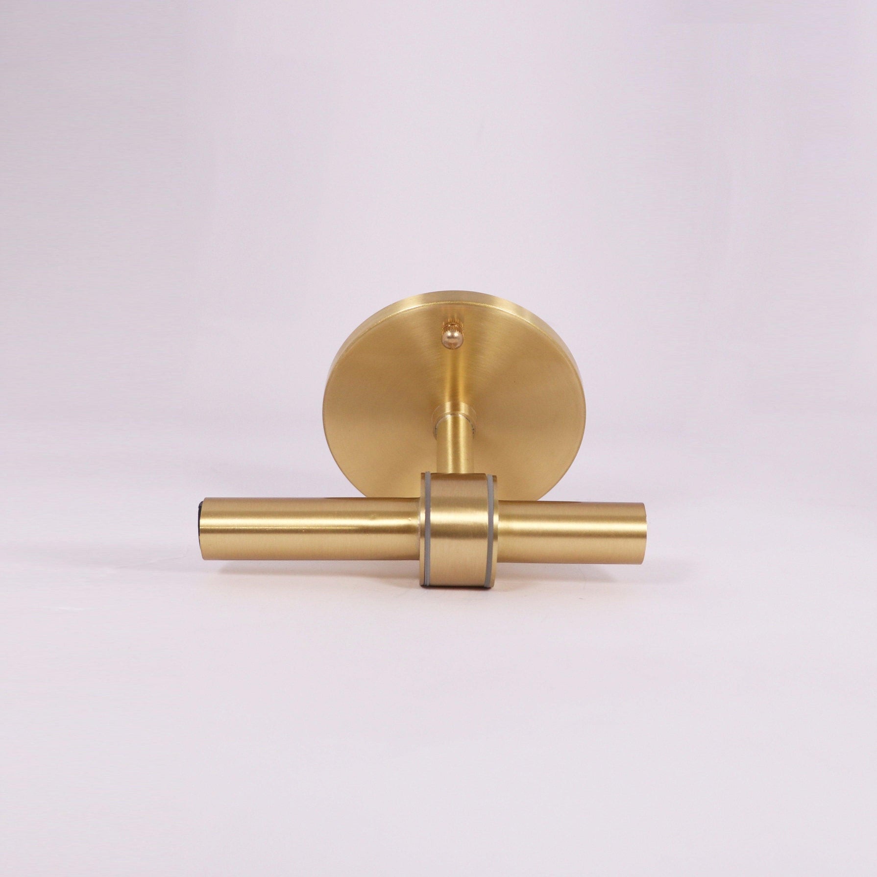 Round White Glass Bedroom Wall Lamp - Lumpaz