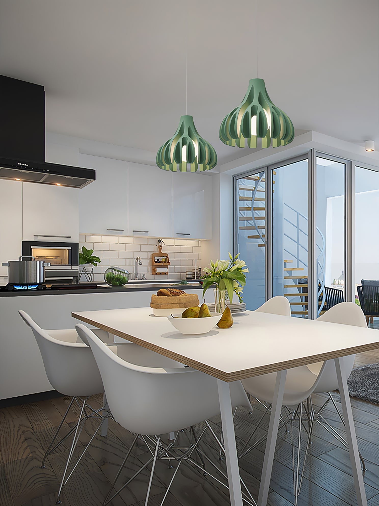 Coral Resin Pendant Lamp - Lumpaz