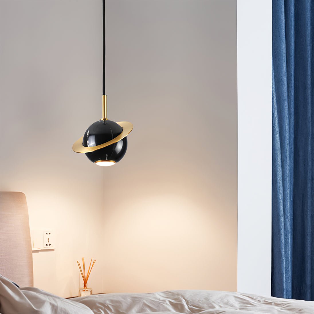 Marble Sphere Pendant Lamp - Lumpaz