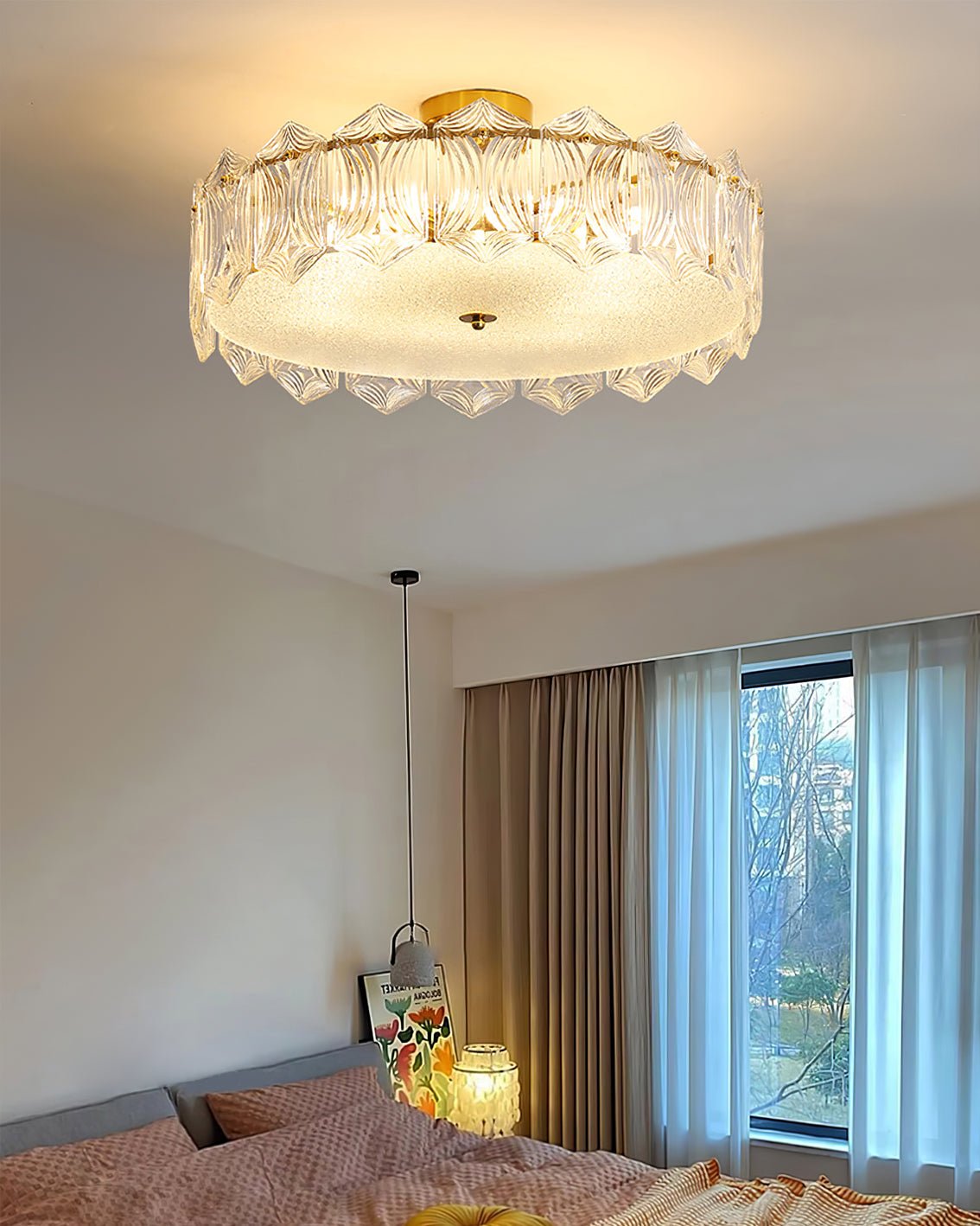 Ruby Round Ceiling Lamp - Lumpaz