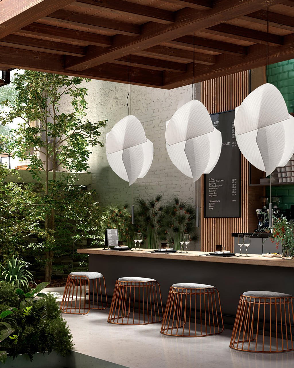 Voiles Pendant Lamp - Lumpaz