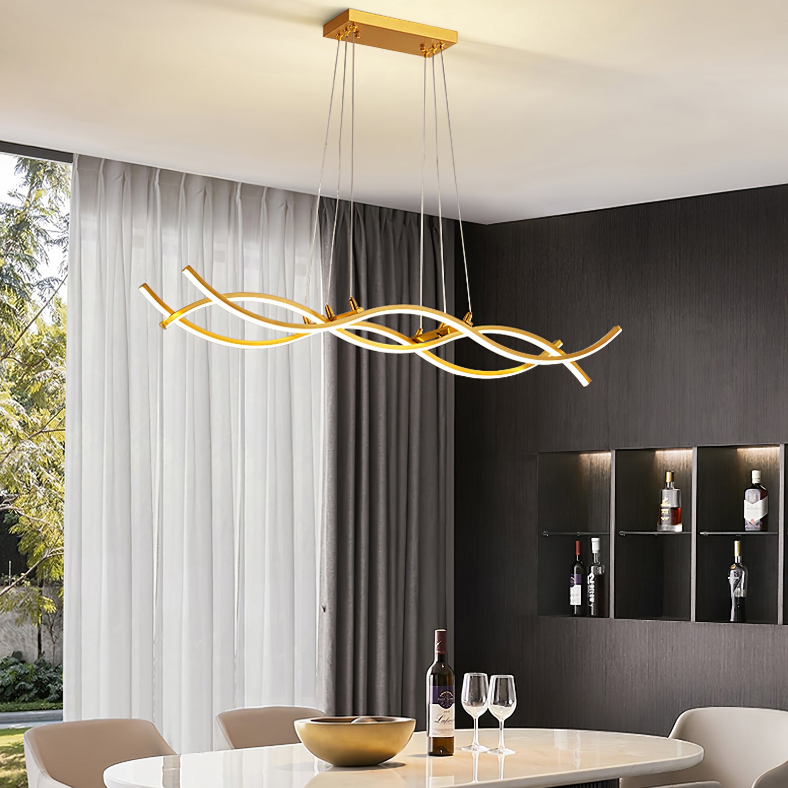 Wave Island Chandelier - Lumpaz