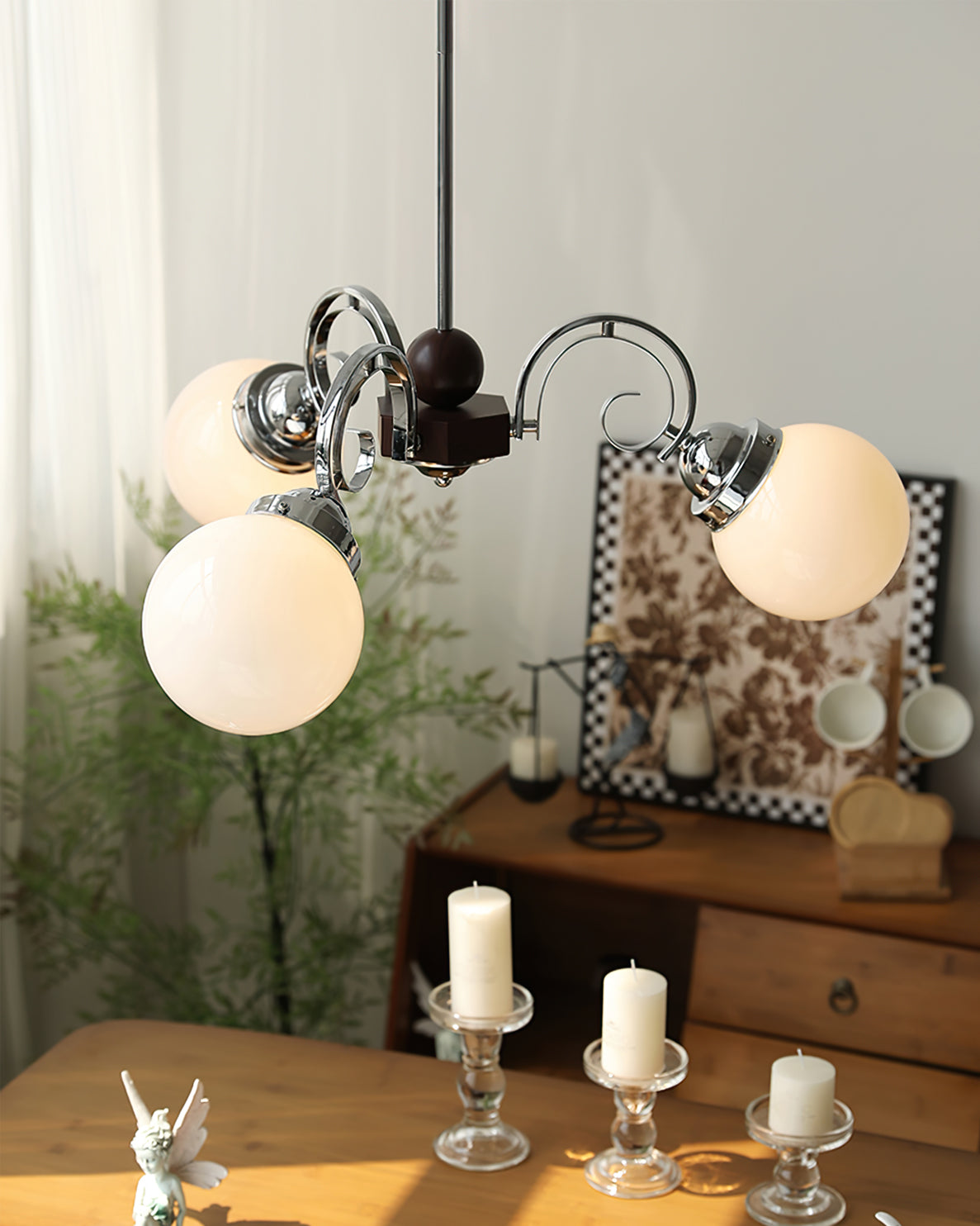 Kotter Cream Chandelier - Lumpaz